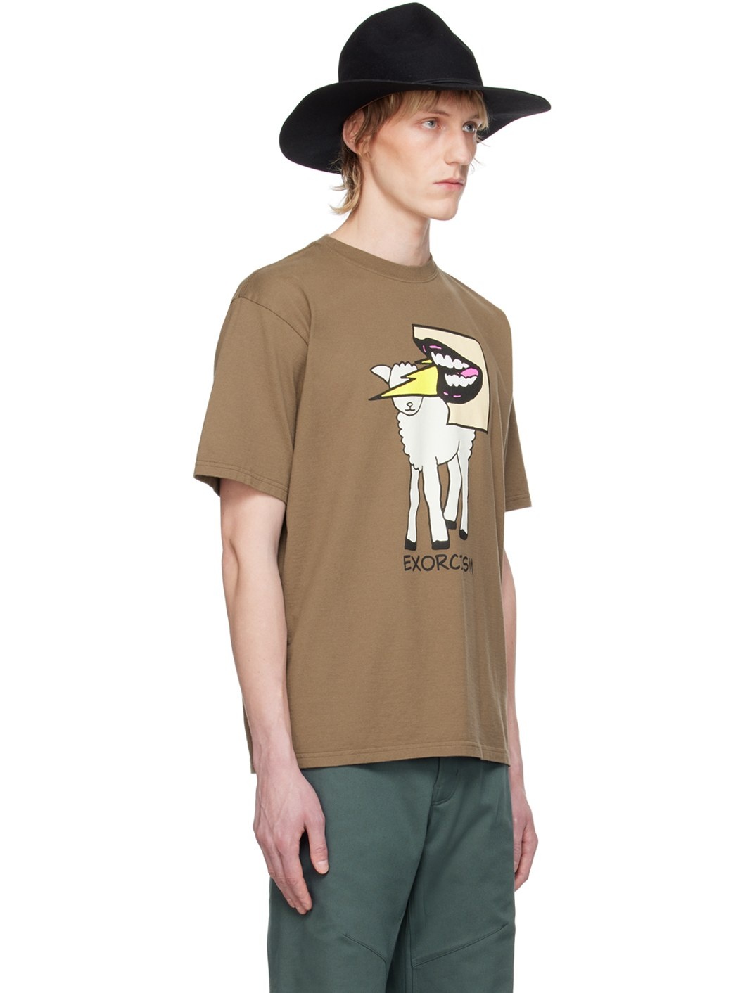 Brown Graphic T-Shirt - 2