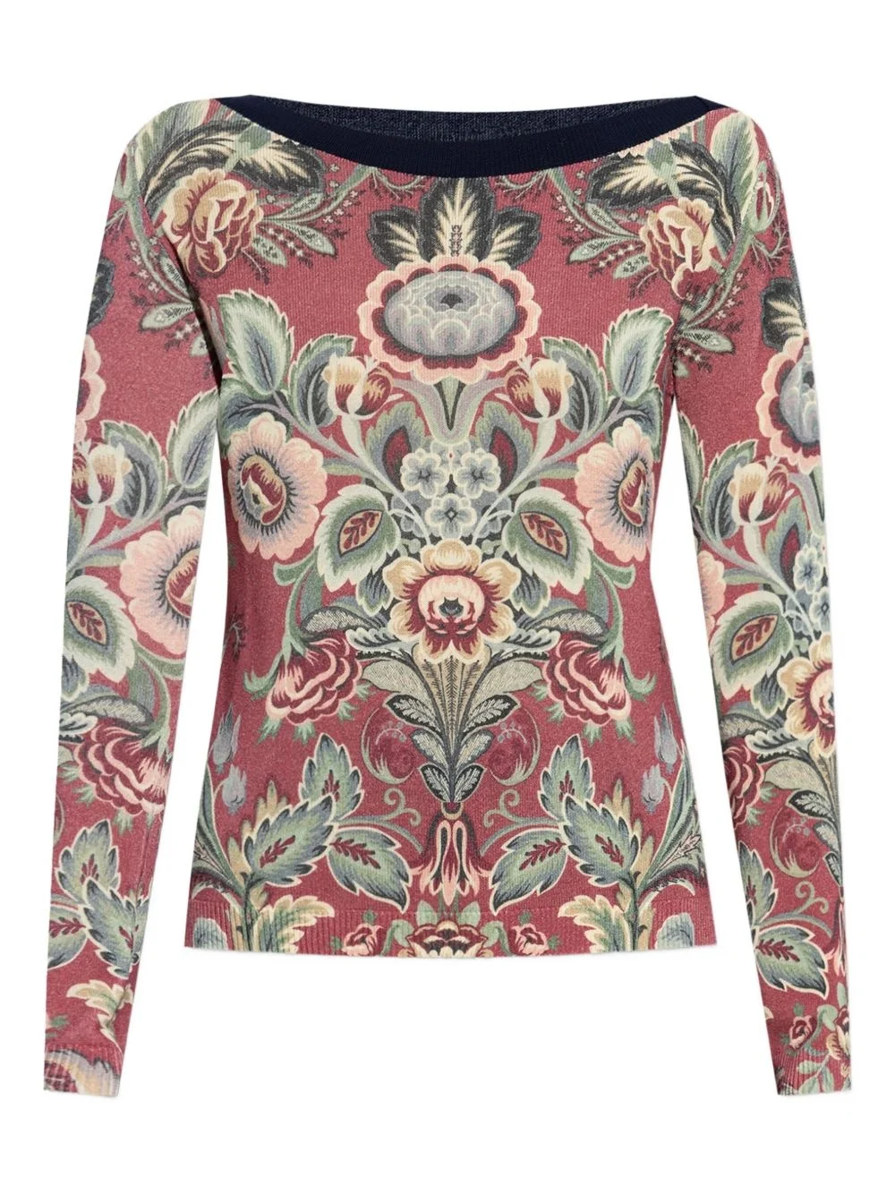 floral-print top - 1