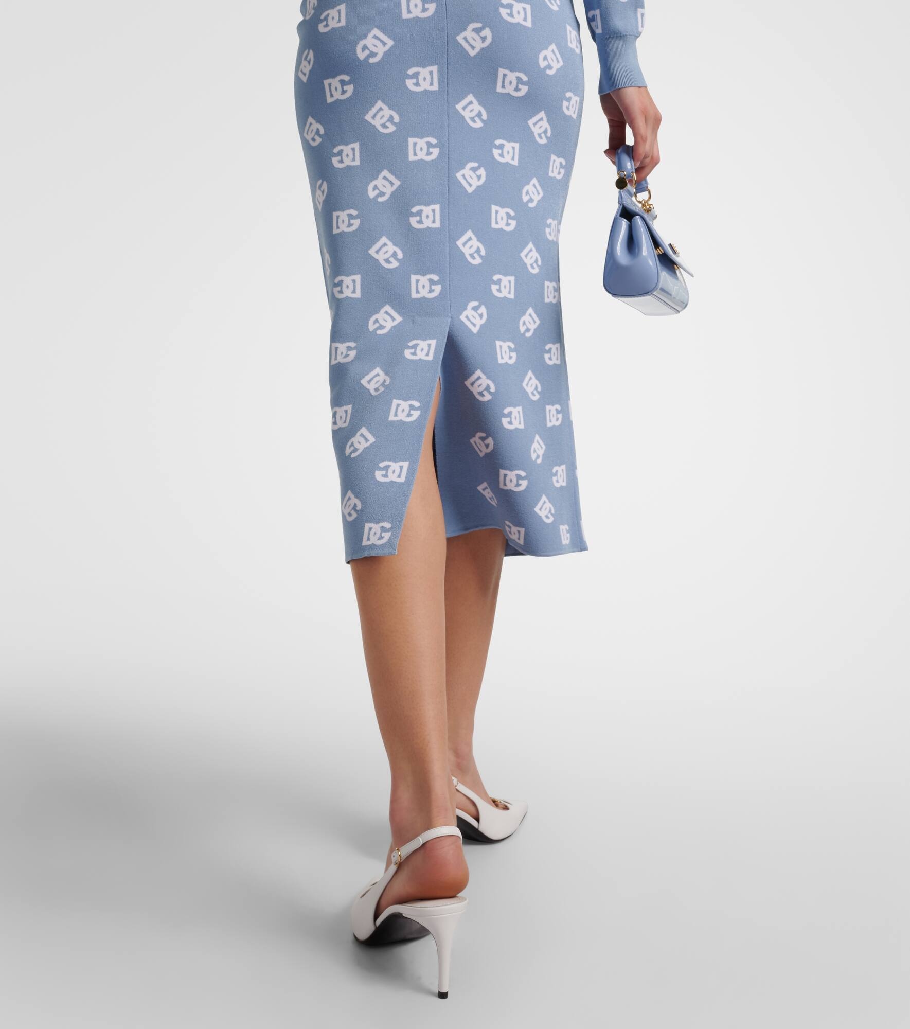 Logo midi skirt - 5