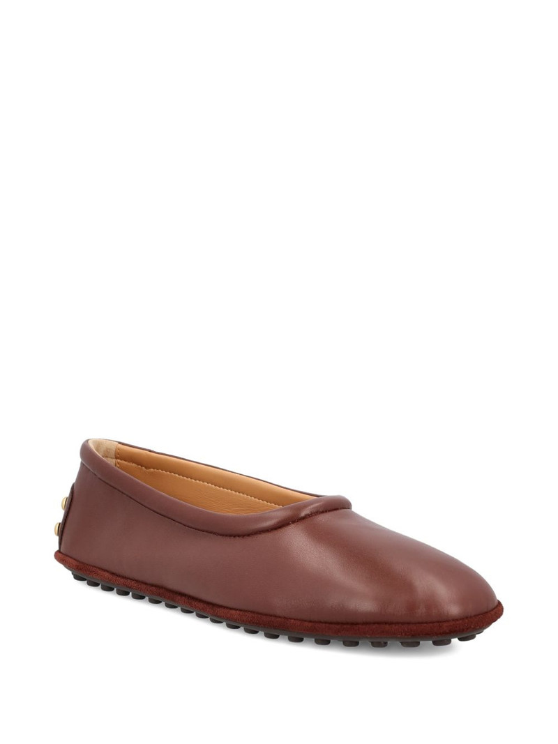 Tod's leather ballet flats outlook