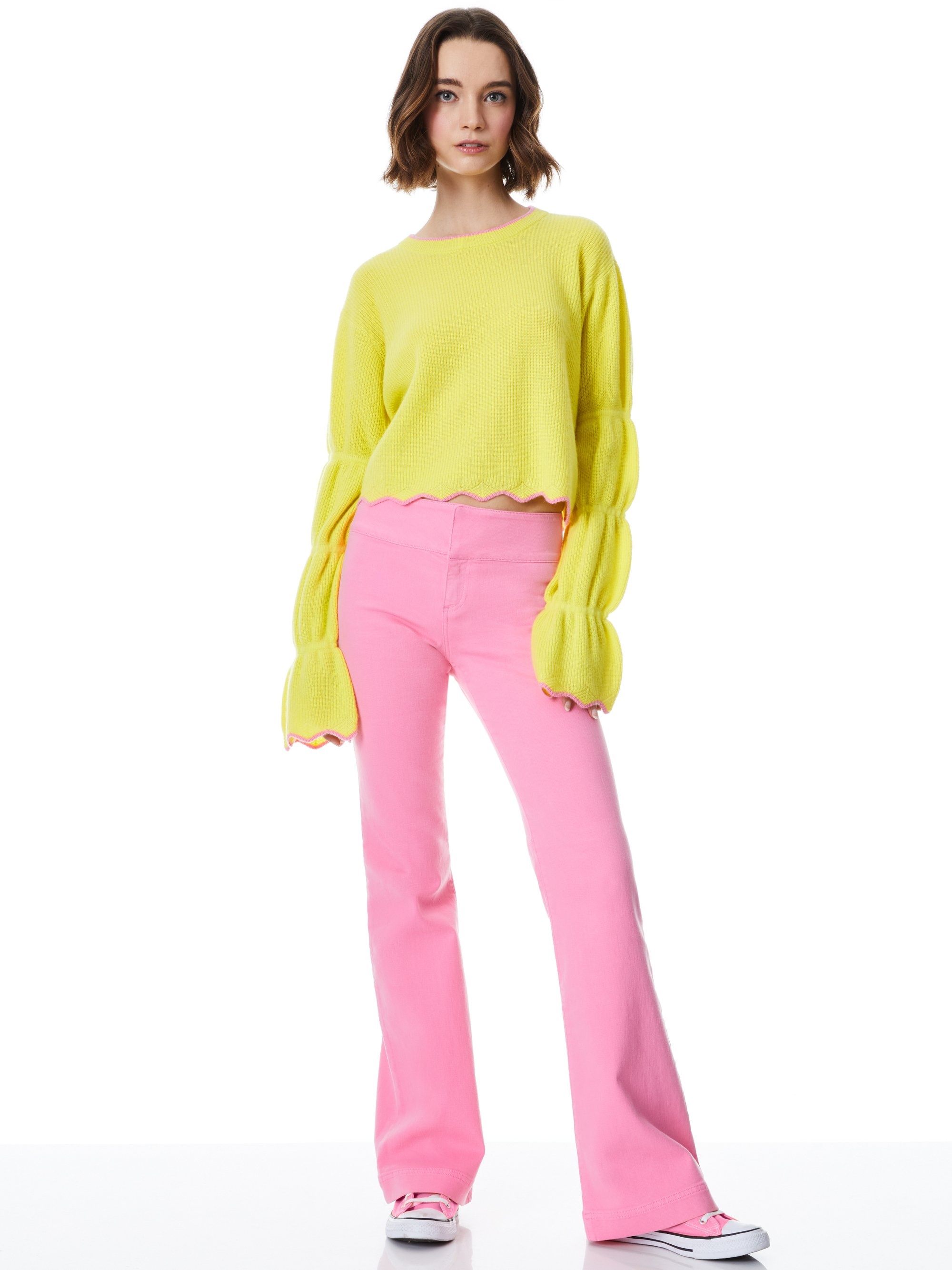 FOSS PUFF SLEEVE CROPPED PULLOVER - 4