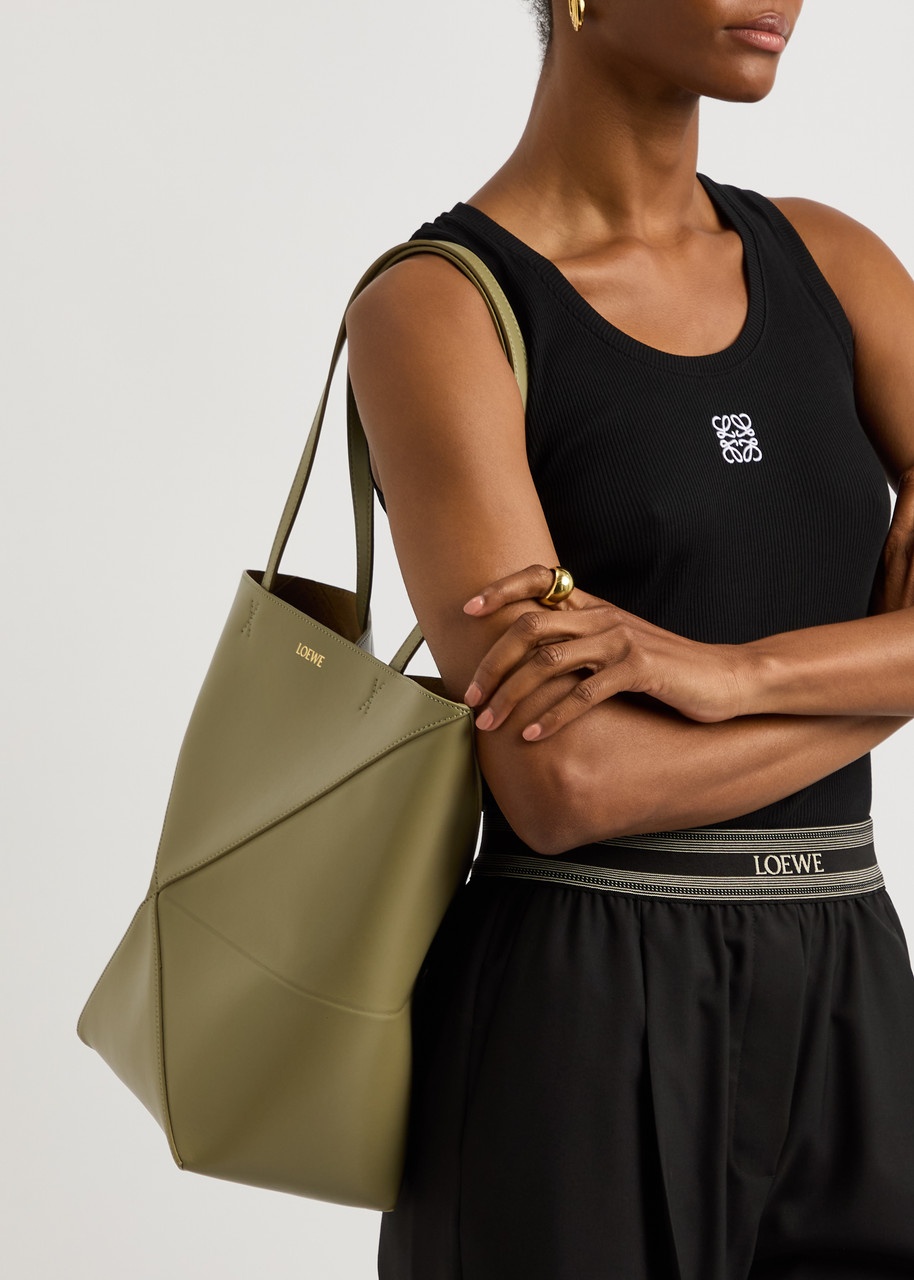 Loewe Puzzle Fold Medium Leather Tote - 5