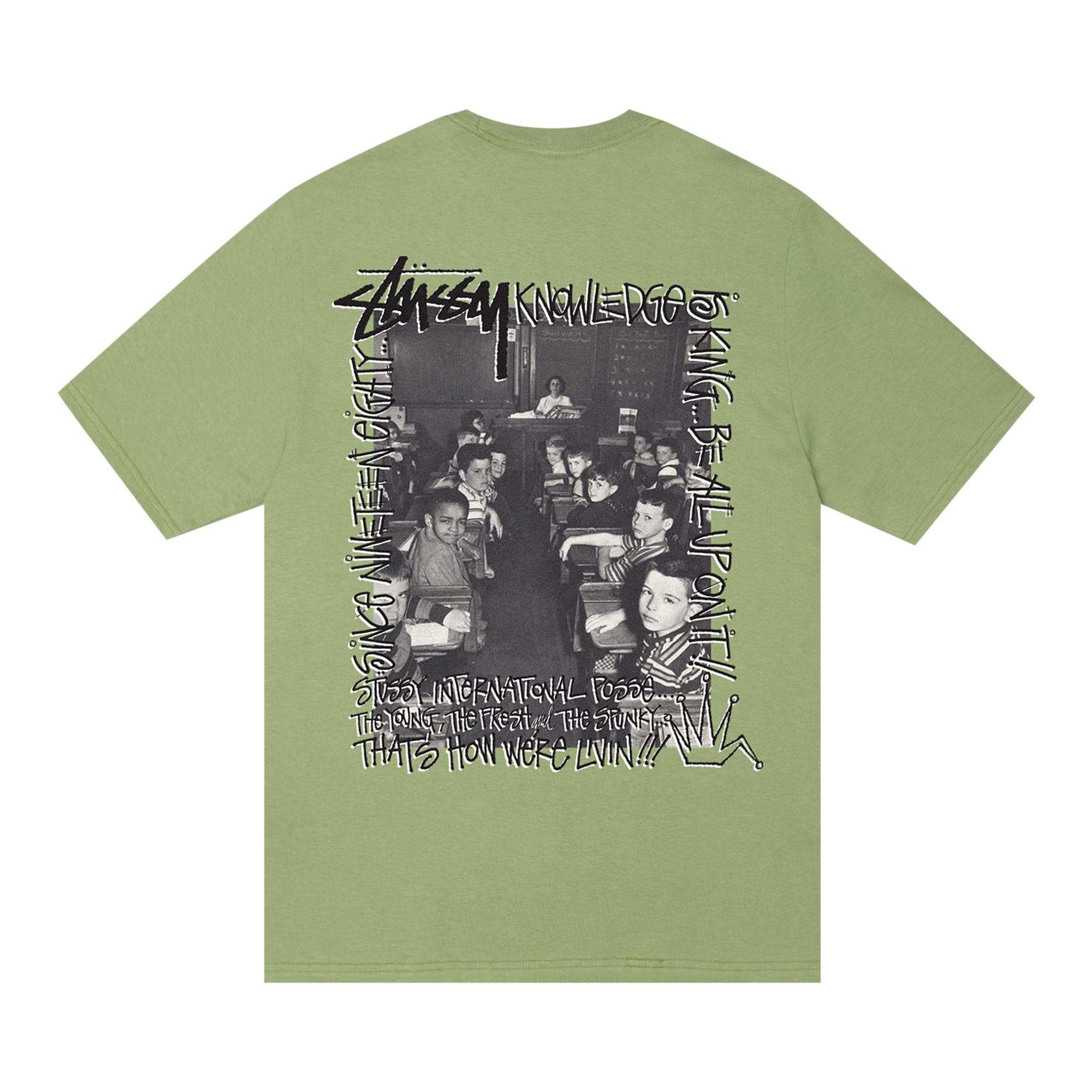 Stussy Classroom Tee 'Moss' - 2