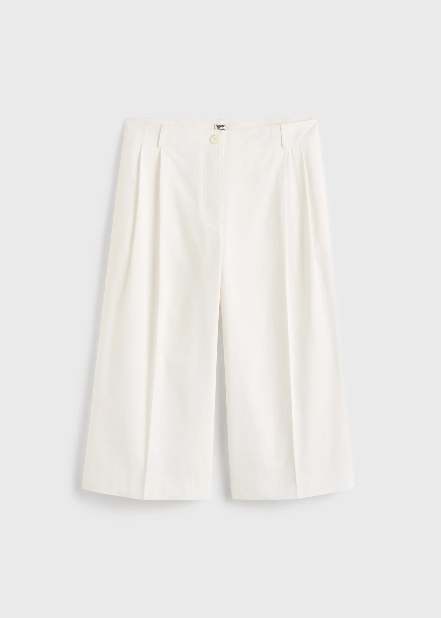 Cropped trousers white - 1