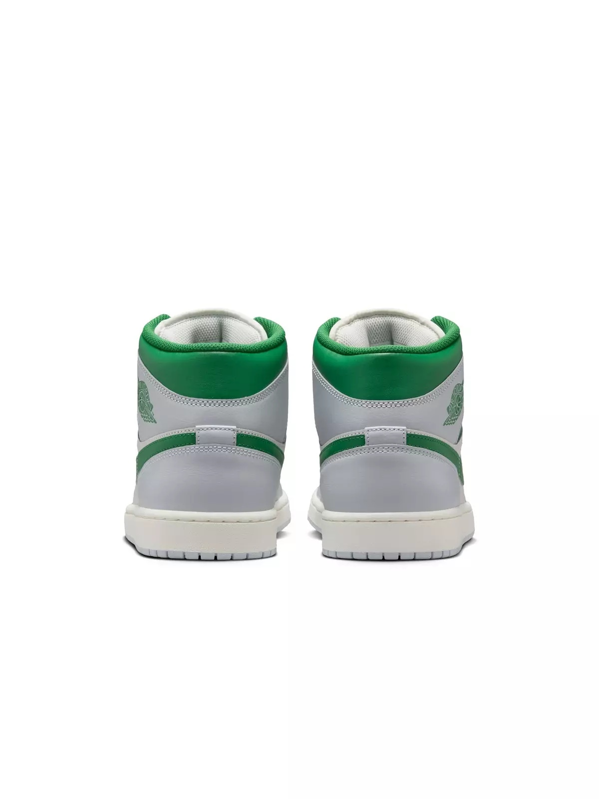 1 Mid "Summit White/Pine Green/Pure Platinum" Men's Shoe - 7