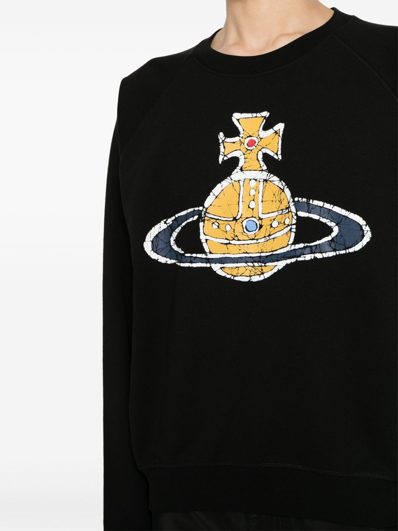 Vivienne Westwood Orb-print cotton sweatshirt outlook