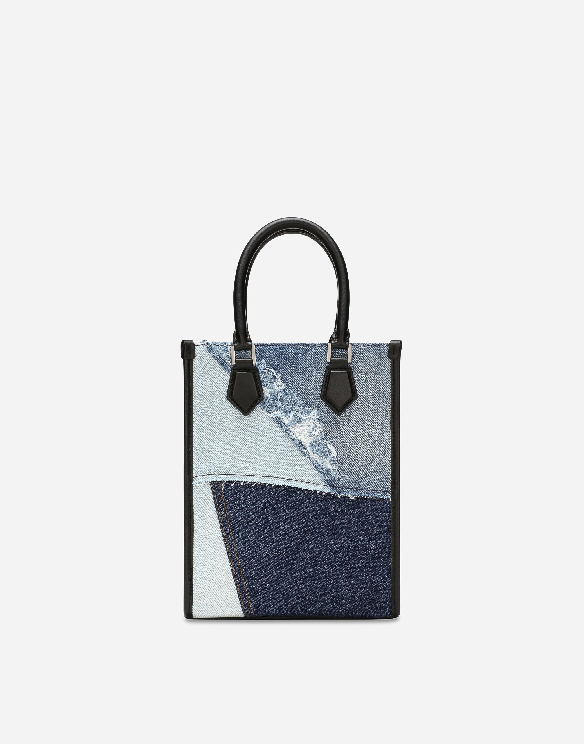 Small patchwork denim bag - 3