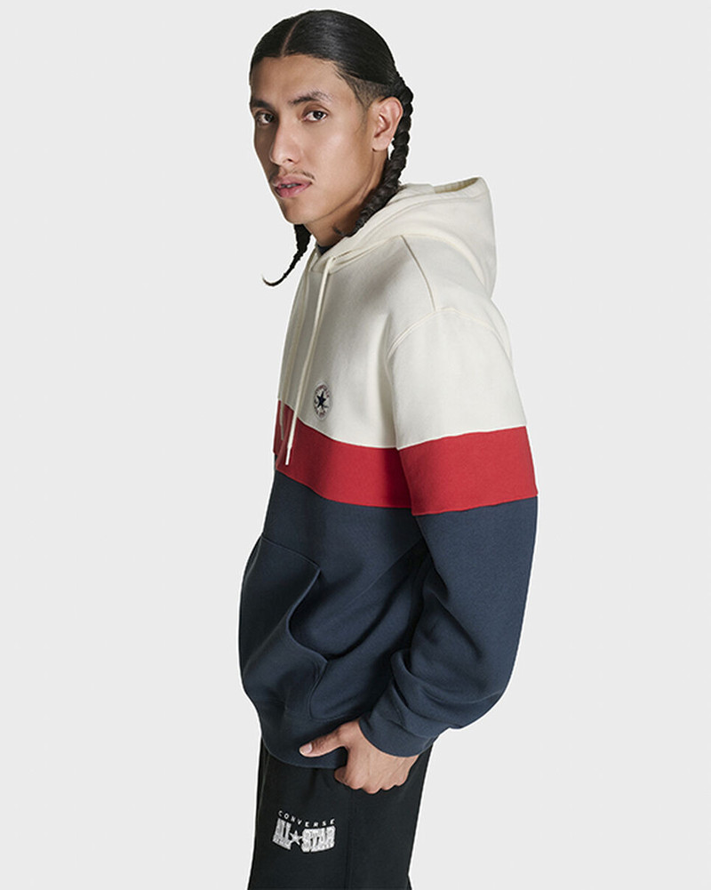 Converse Color Block Pullover Hoodie outlook
