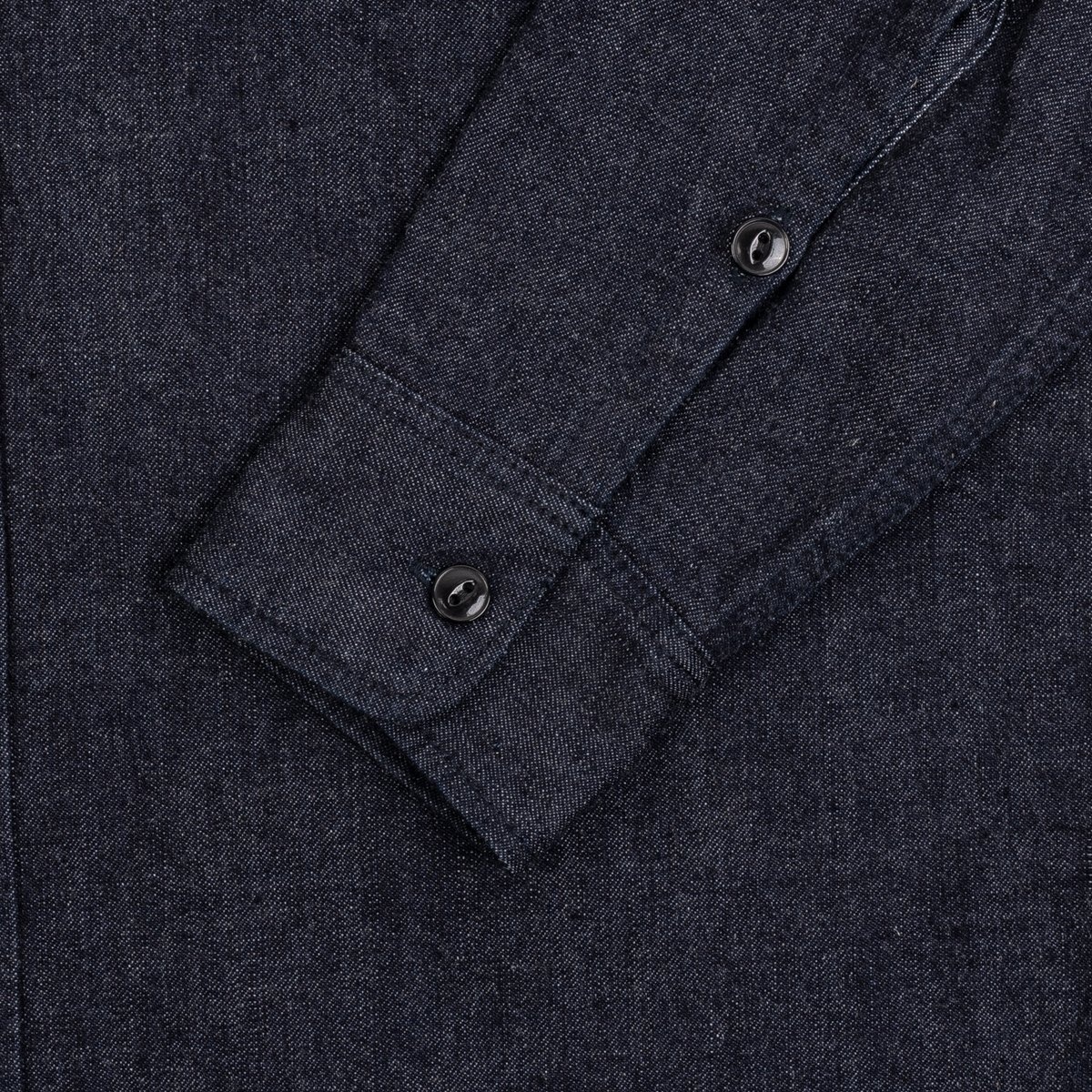 IHSH-351-IND 10oz Selvedge Denim Work Shirt - Indigo - 11