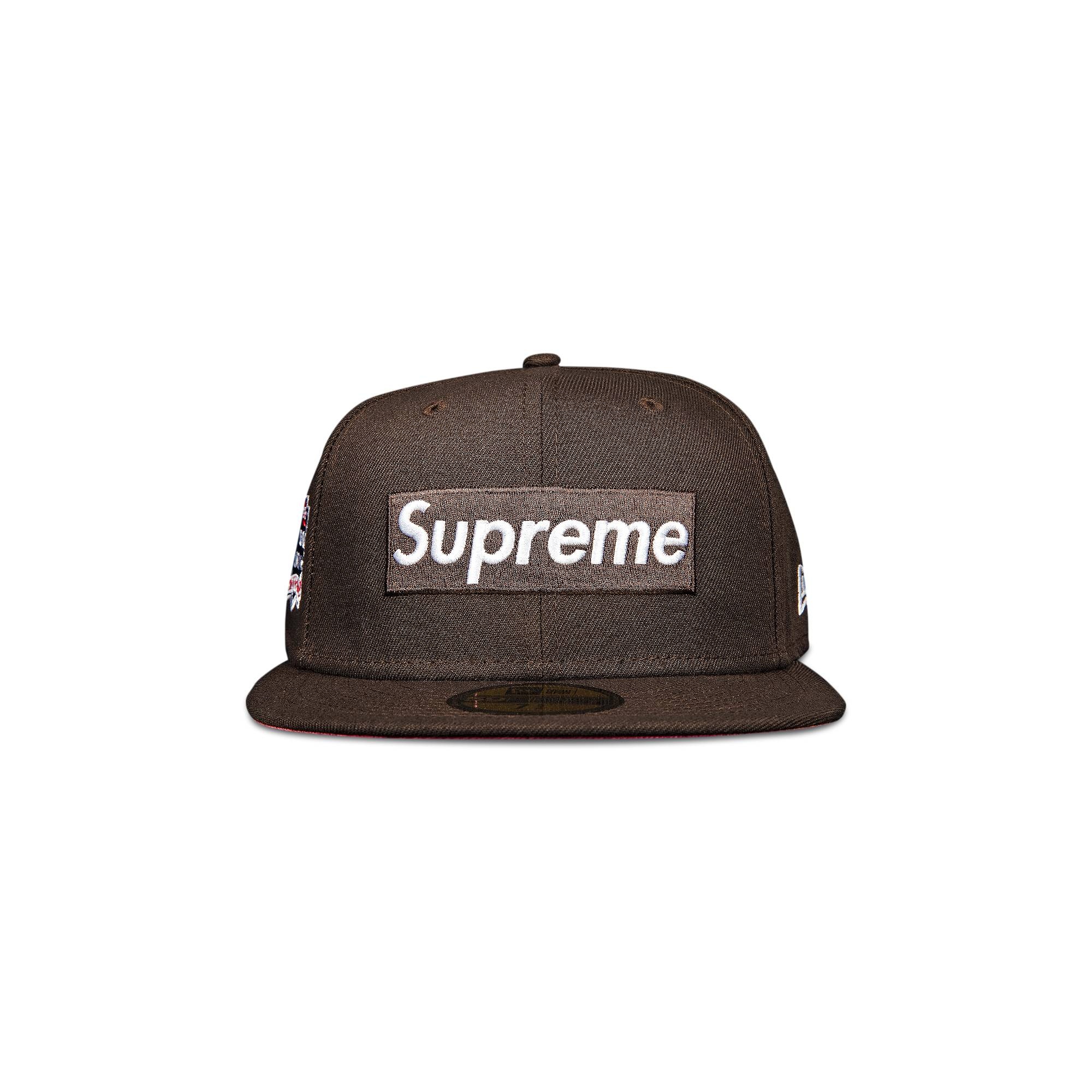 Supreme No Comp Box Logo New Era 'Brown' - 1