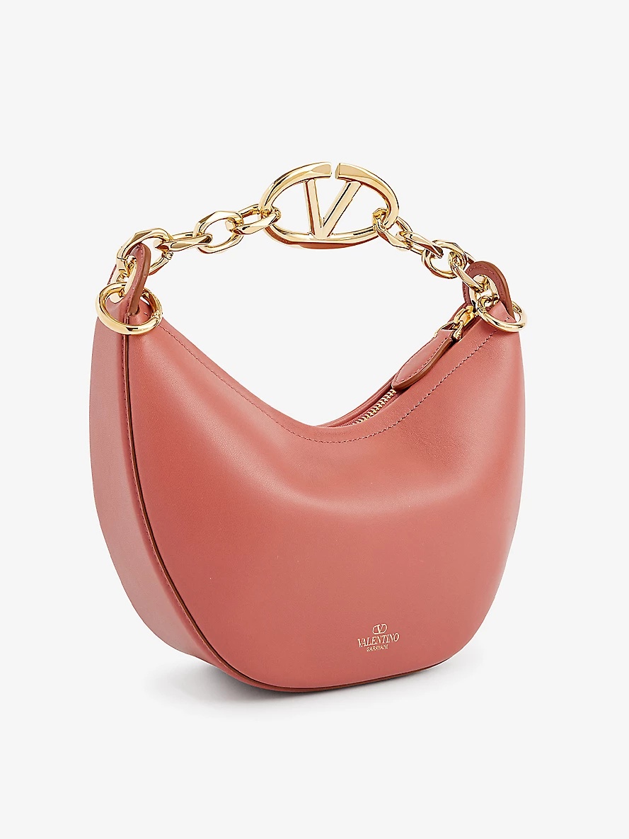 Moon leather shoulder bag - 4