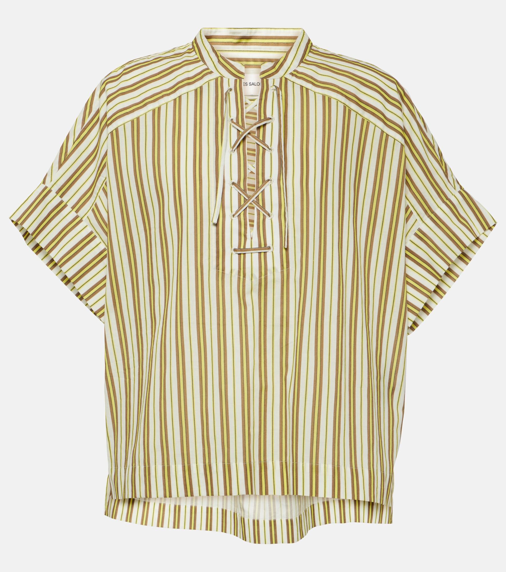 Striped cotton top - 1