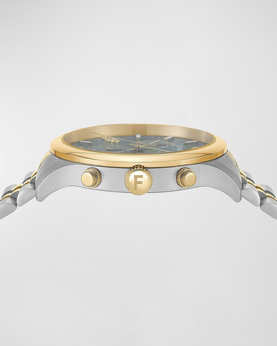 FERRAGAMO Men's Duo Chrono Two-Tone Bracelet Watch, 42mm outlook