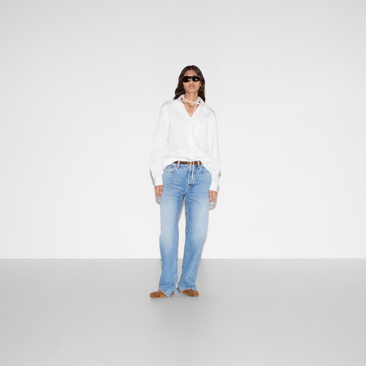 Heavy cotton poplin shirt - 2