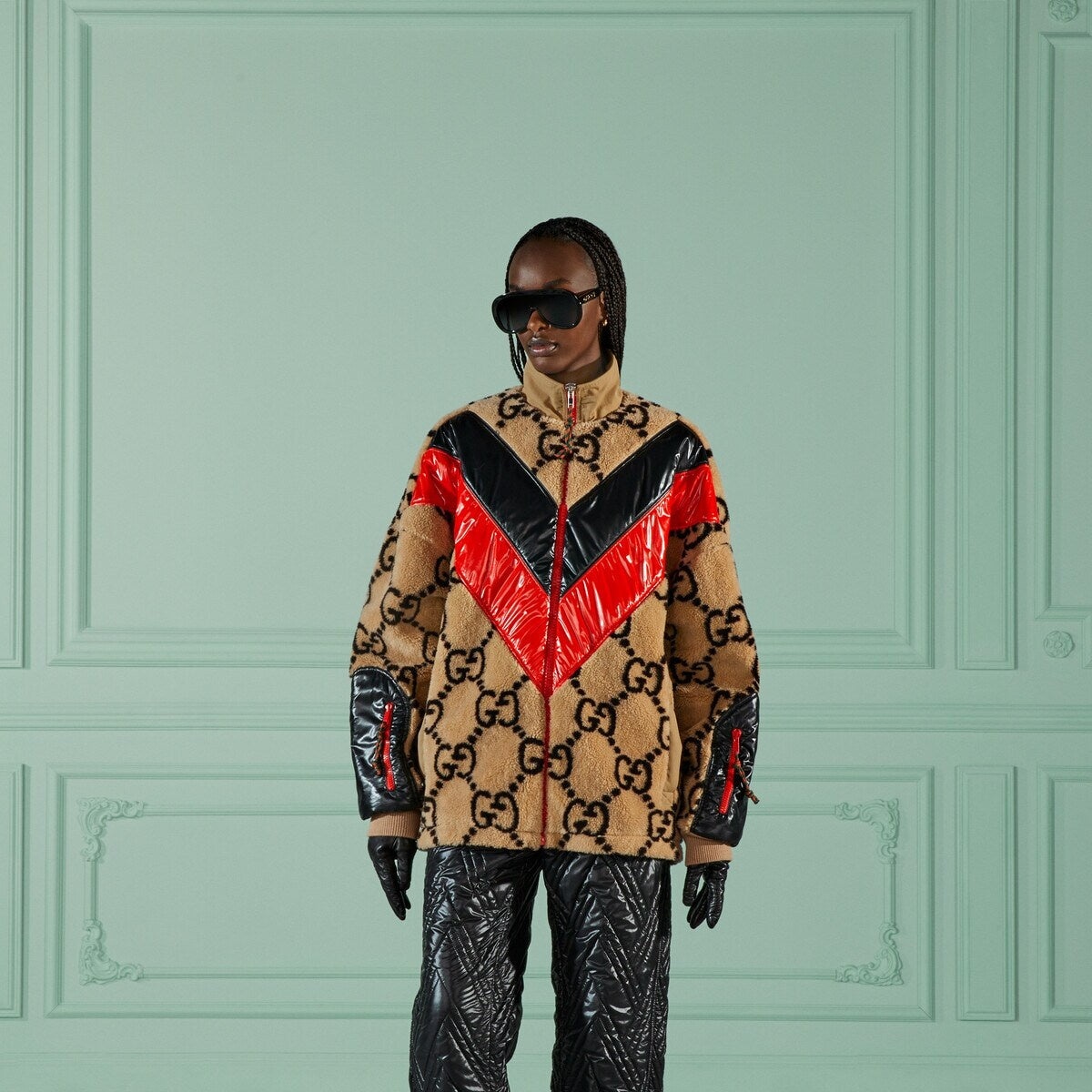 Gucci GG Wool Jersey Zip Jacket - 2