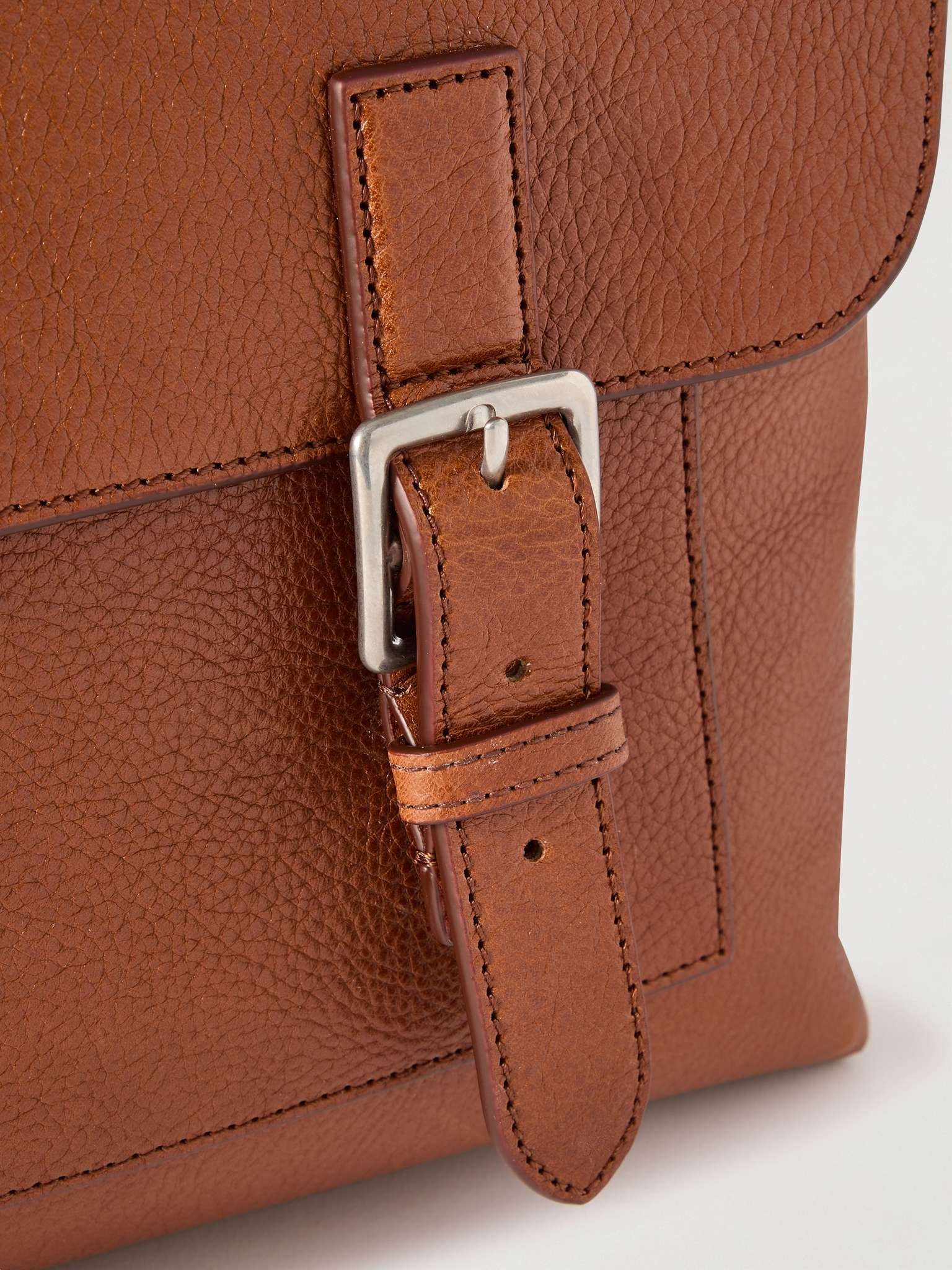 Chiltern Full-Grain Oak Legacy NVT Leather Messenger Bag - 5