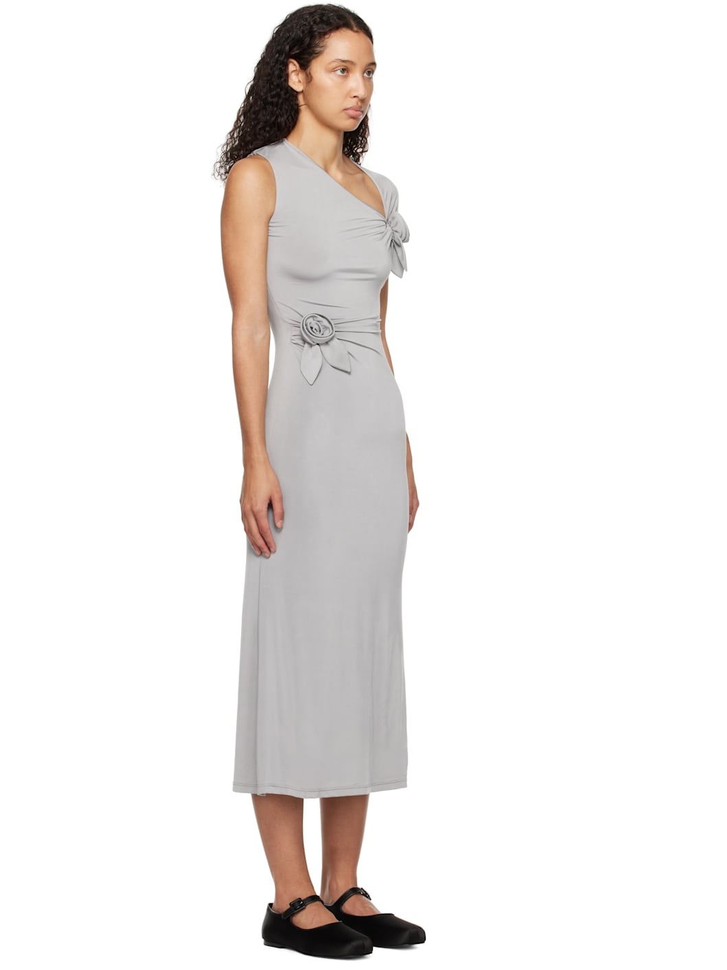 Gray Fille Midi Dress - 2