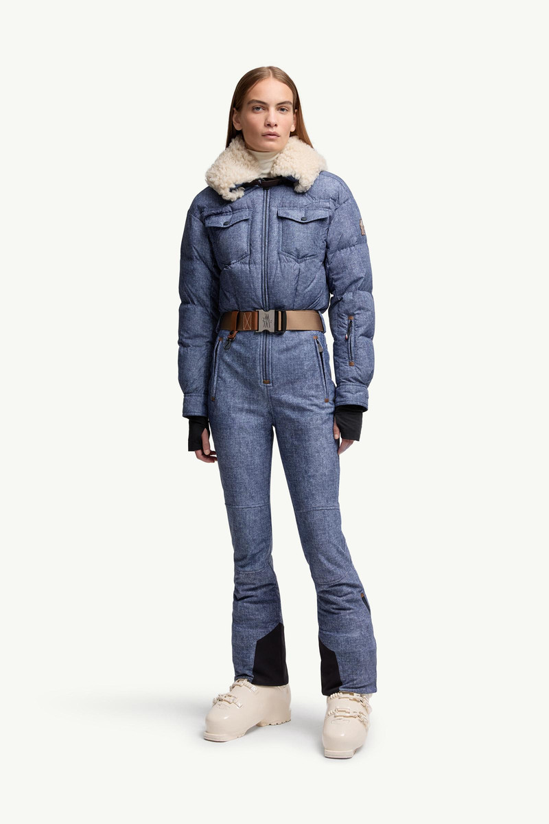 Shearling-Trimmed Down Ski Suit 4