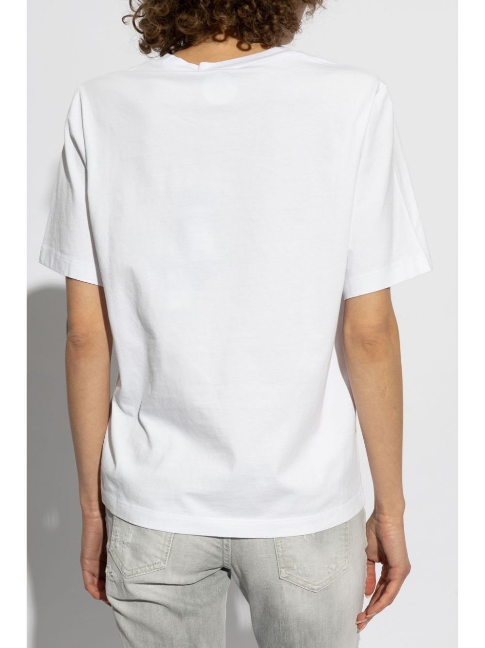 rhinestone-logo T-shirt - 4