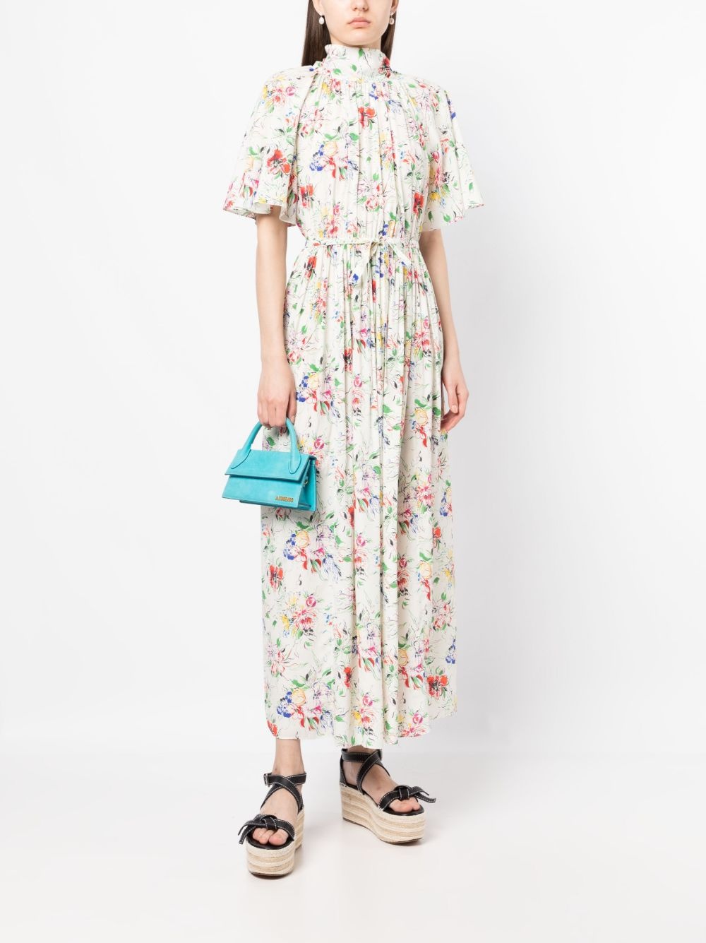 floral-print maxi dress - 2