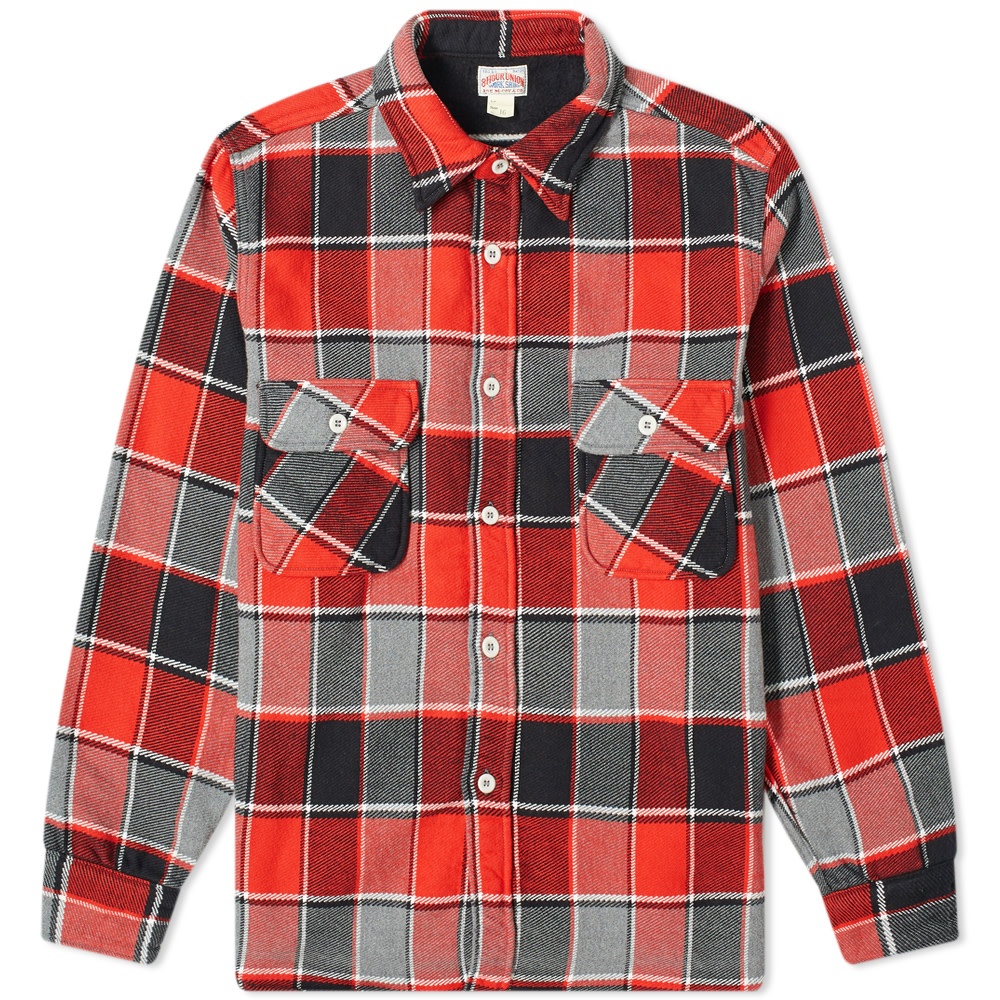 The Real McCoy's 8HU Napped Flannel Shirt - 1