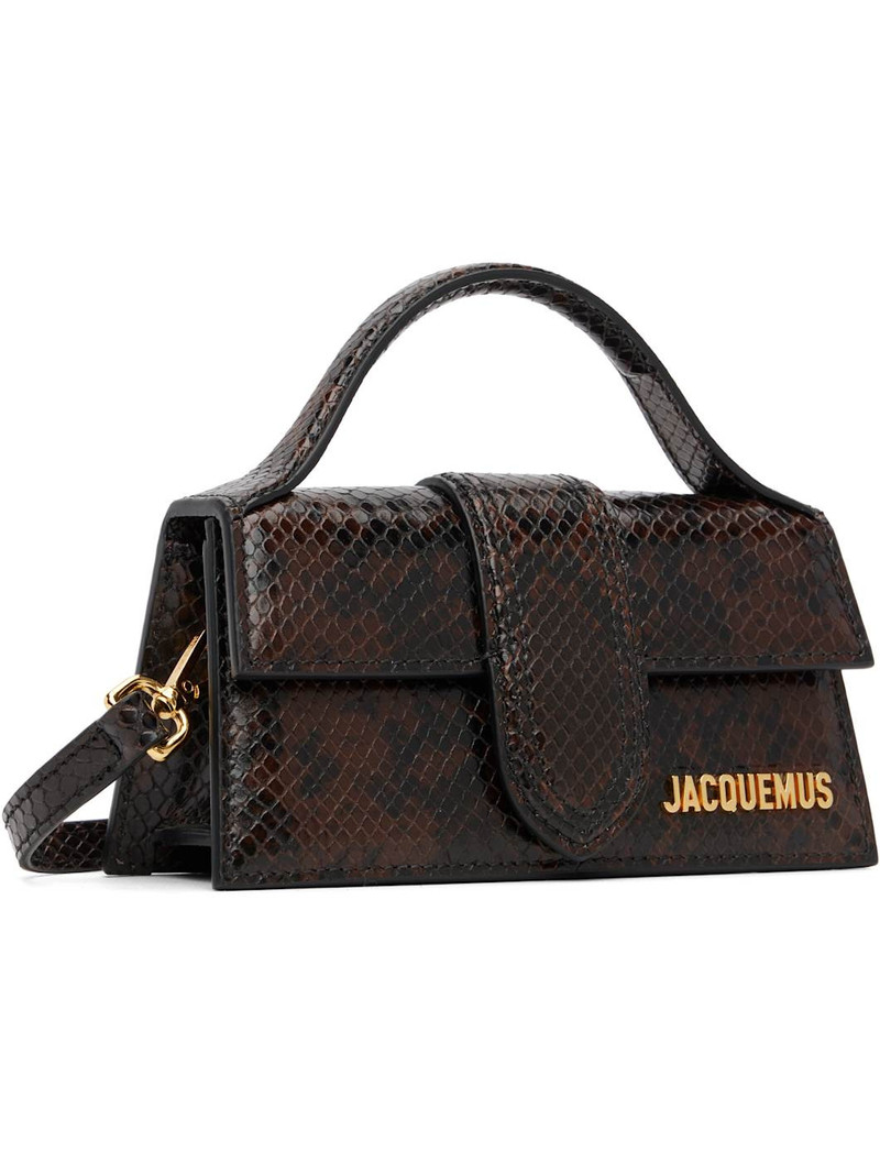 JACQUEMUS Brown 'The Bambino' Bag outlook