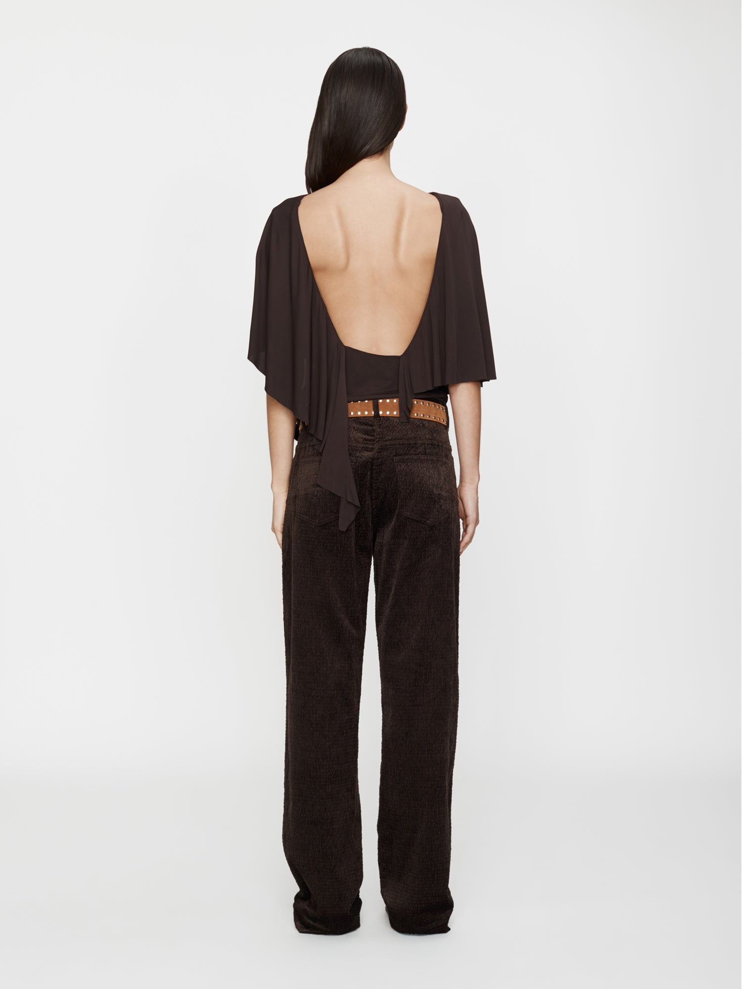 Ava Sateen Corduroy Jean - 5