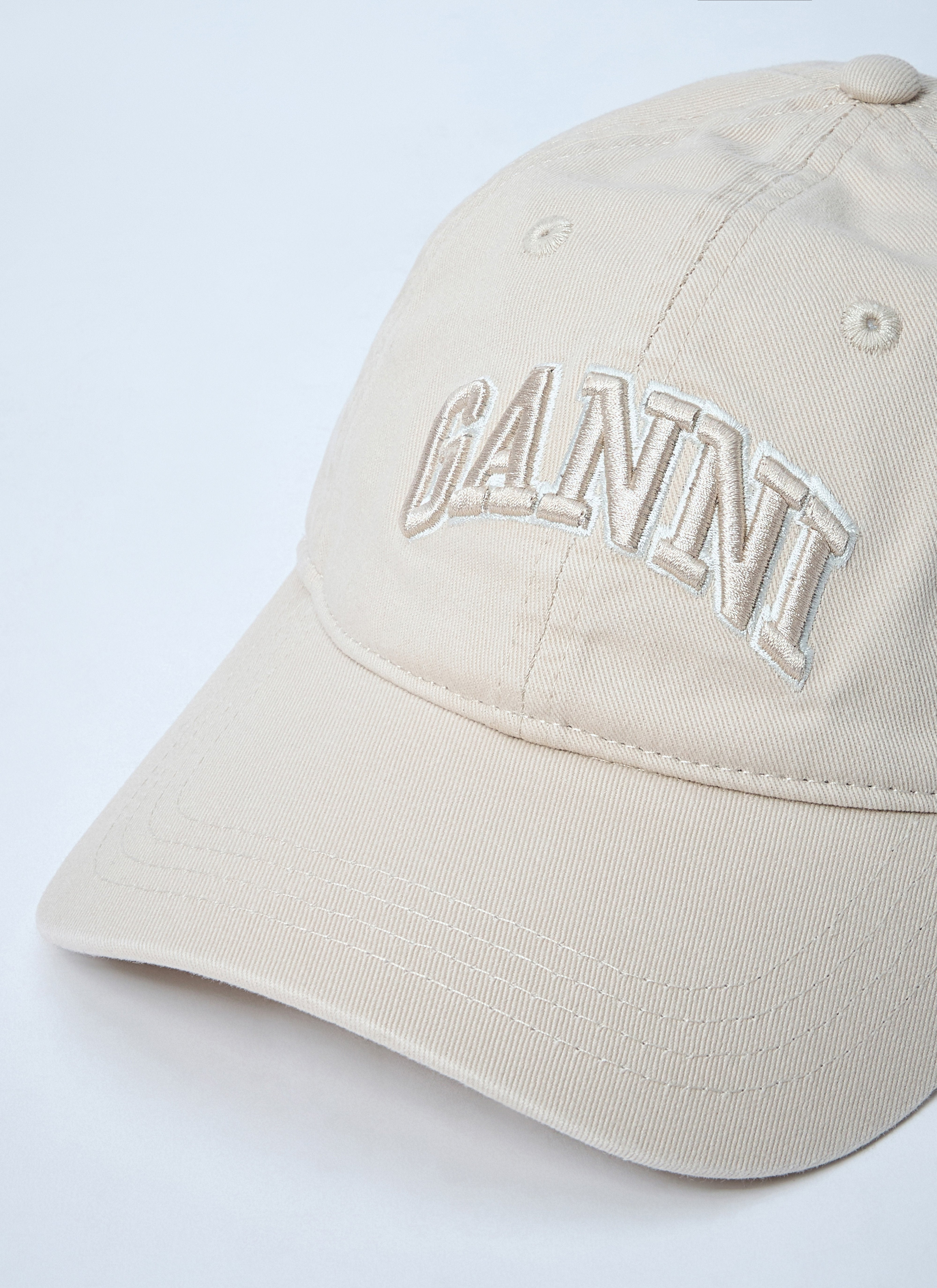 Ganni Women Logo Motif Baseball Cap - 2