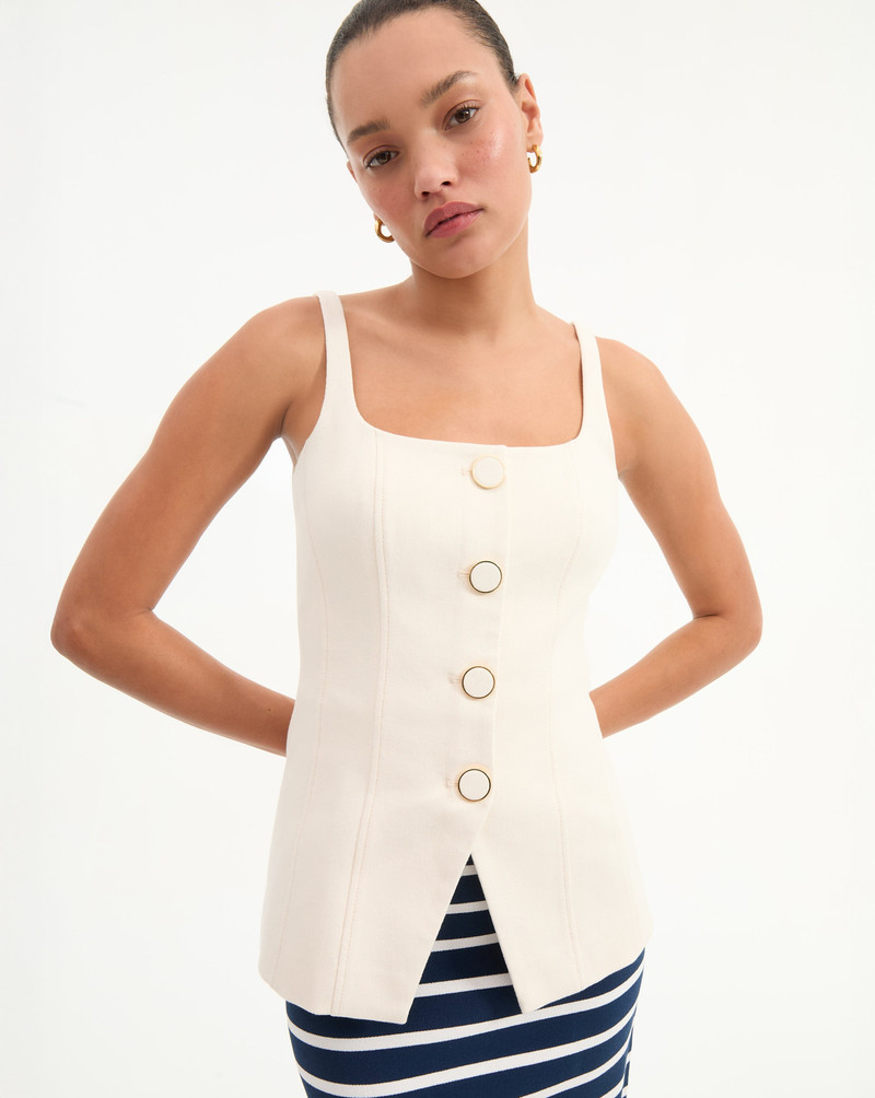 VERONICA BEARD LIANA TOP outlook