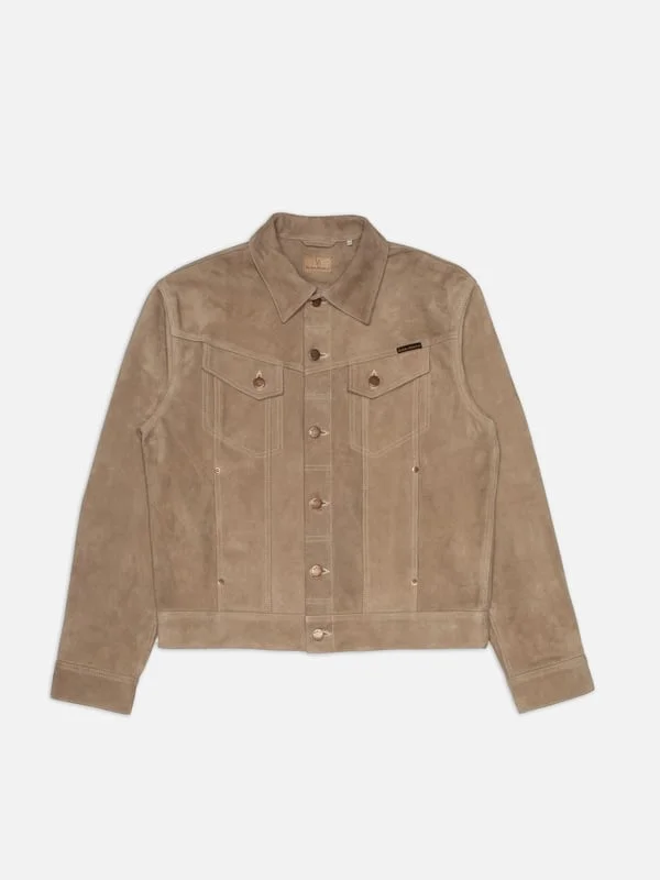 Willy Suede Jacket Mud - 1
