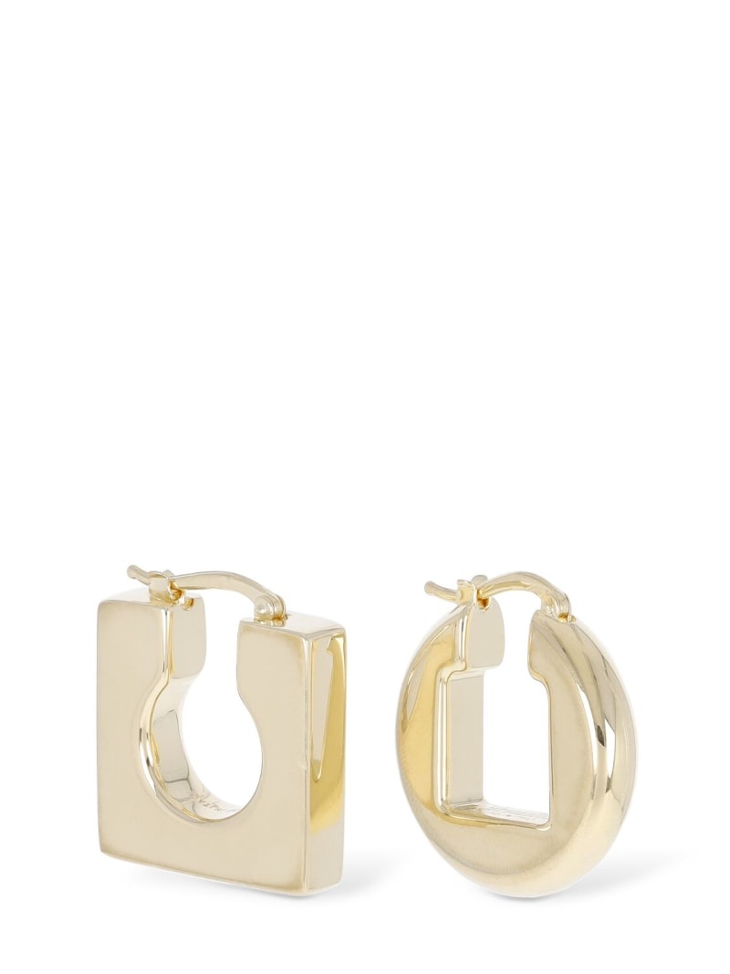 Les Boucles Rond Carré earrings - 2