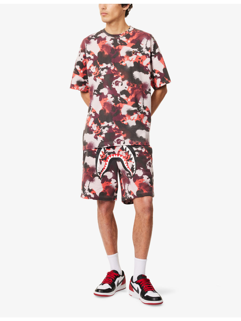 Map Camo One Point Short-Sleeve Cotton-Jersey T-Shirt - 2