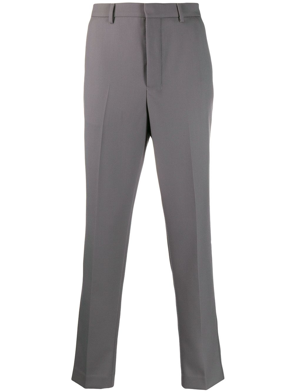 pleated tailored cropped trousers - 1