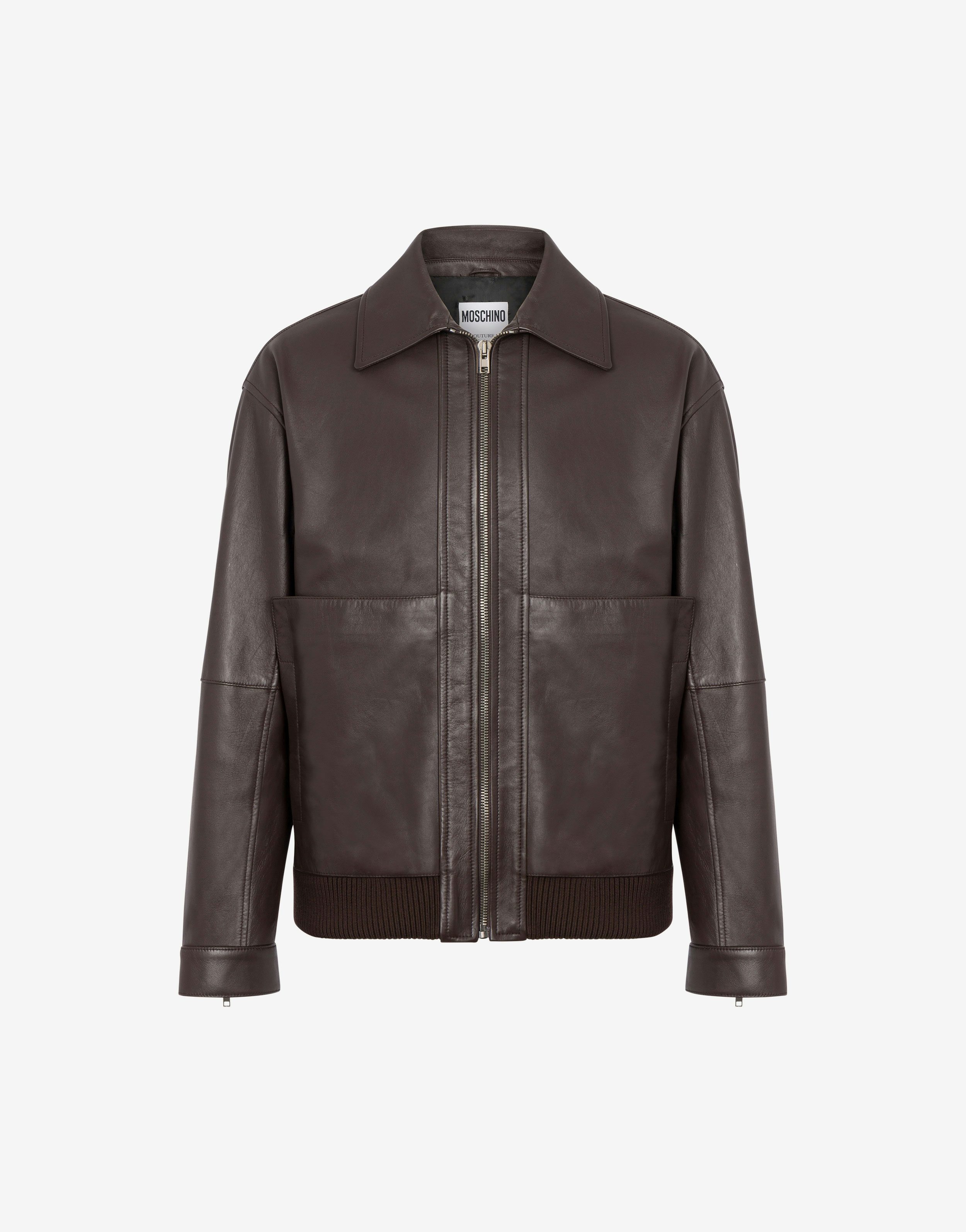 SOFT LEATHER BOMBER JACKET - 1