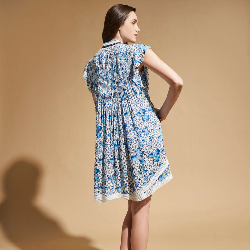 Women Mini Dress Iris Lace- Vilebrequin x Poupette St Barth 4