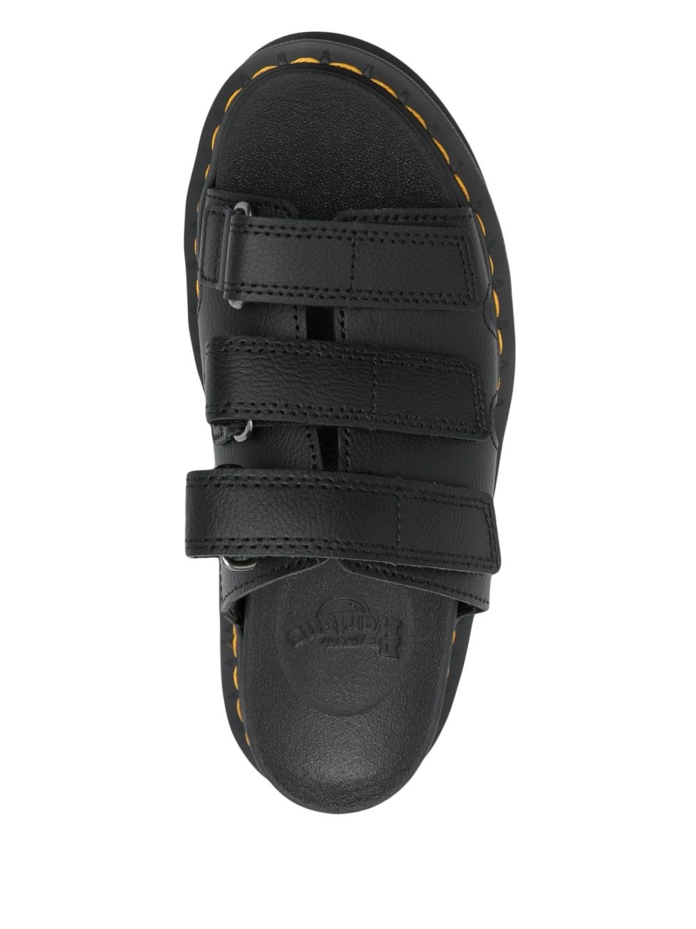 50mm leather sandals - 4