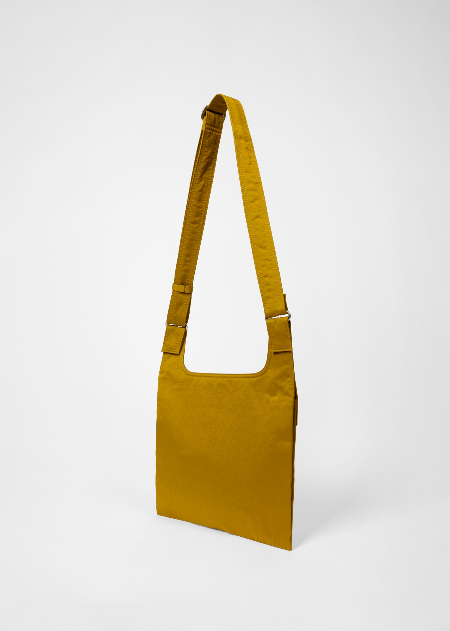 Mustard Cross-Body Satchel Bag - 4