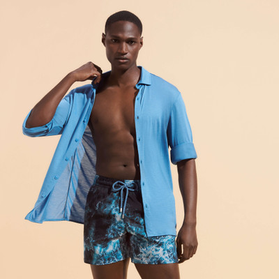 Vilebrequin Men Jersey Tencel Shirt Solid outlook