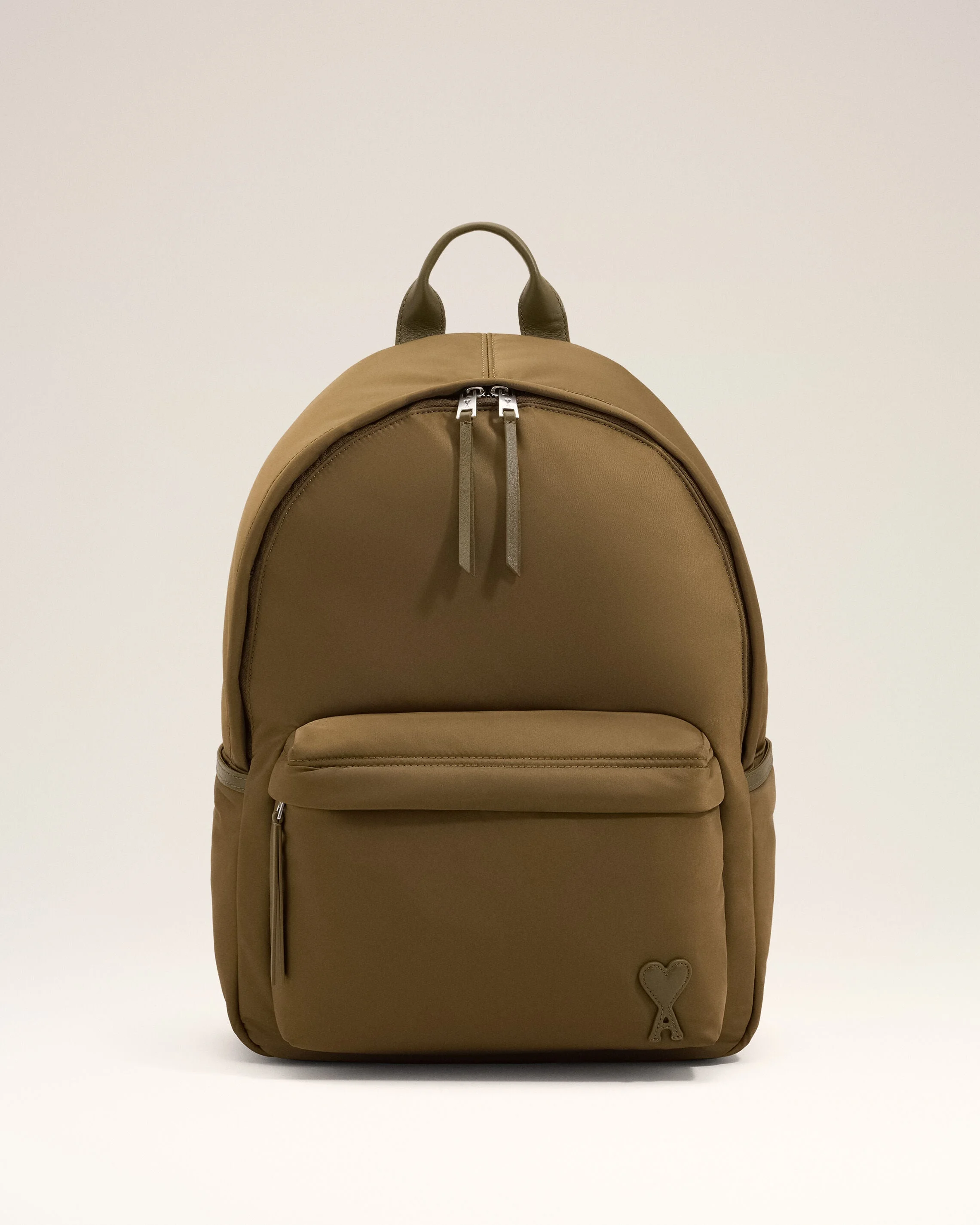 BROWN NYLON MARCEL BACKPACK - 1