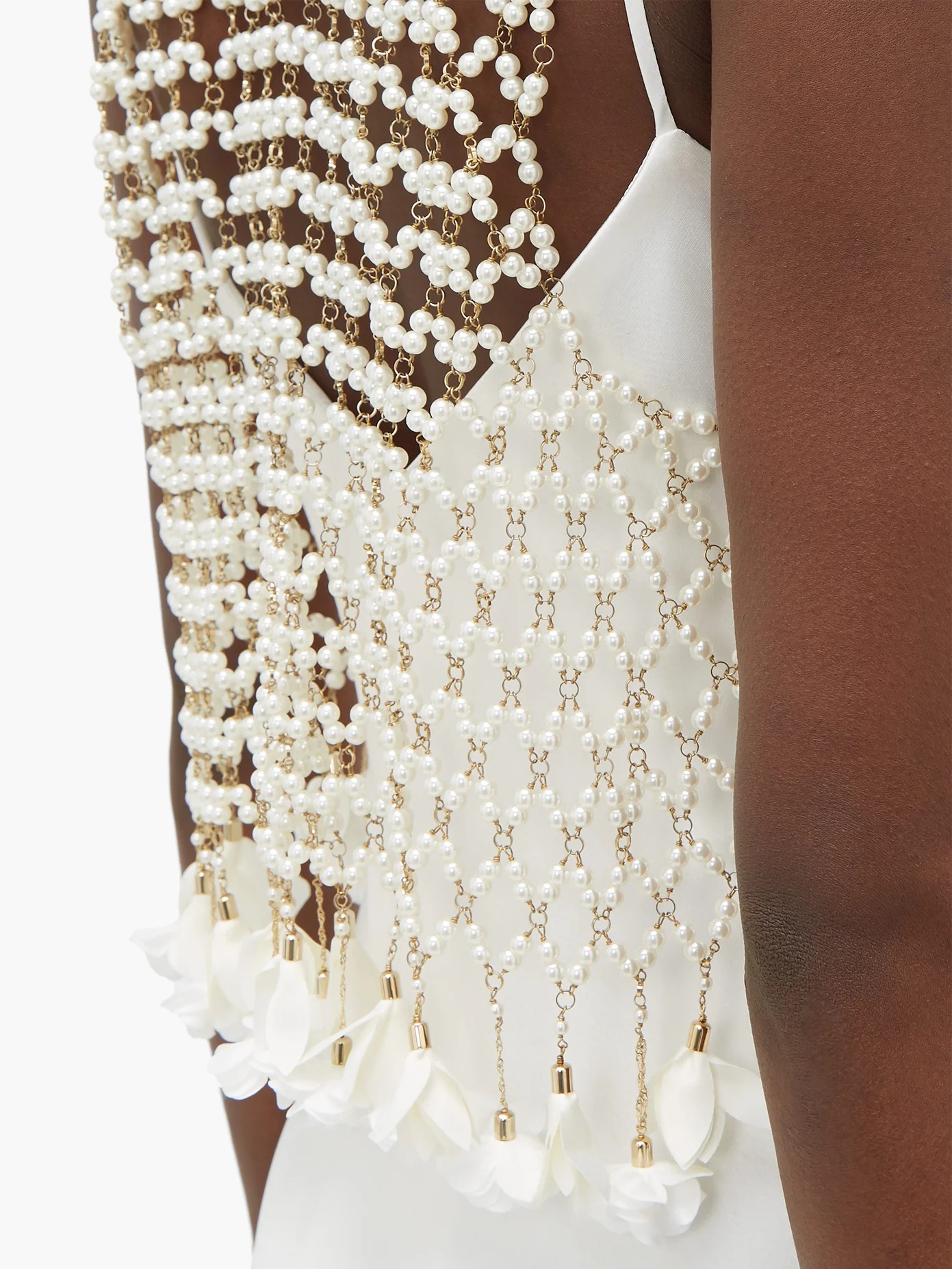 Sentiero faux-pearl vest - 4