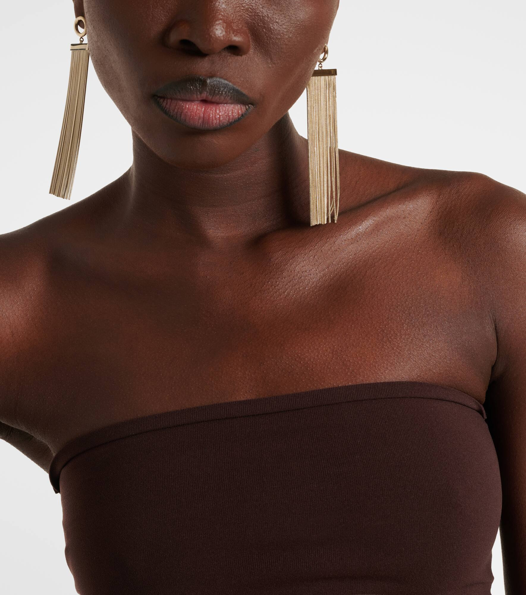 Clip-on drop earrings - 3