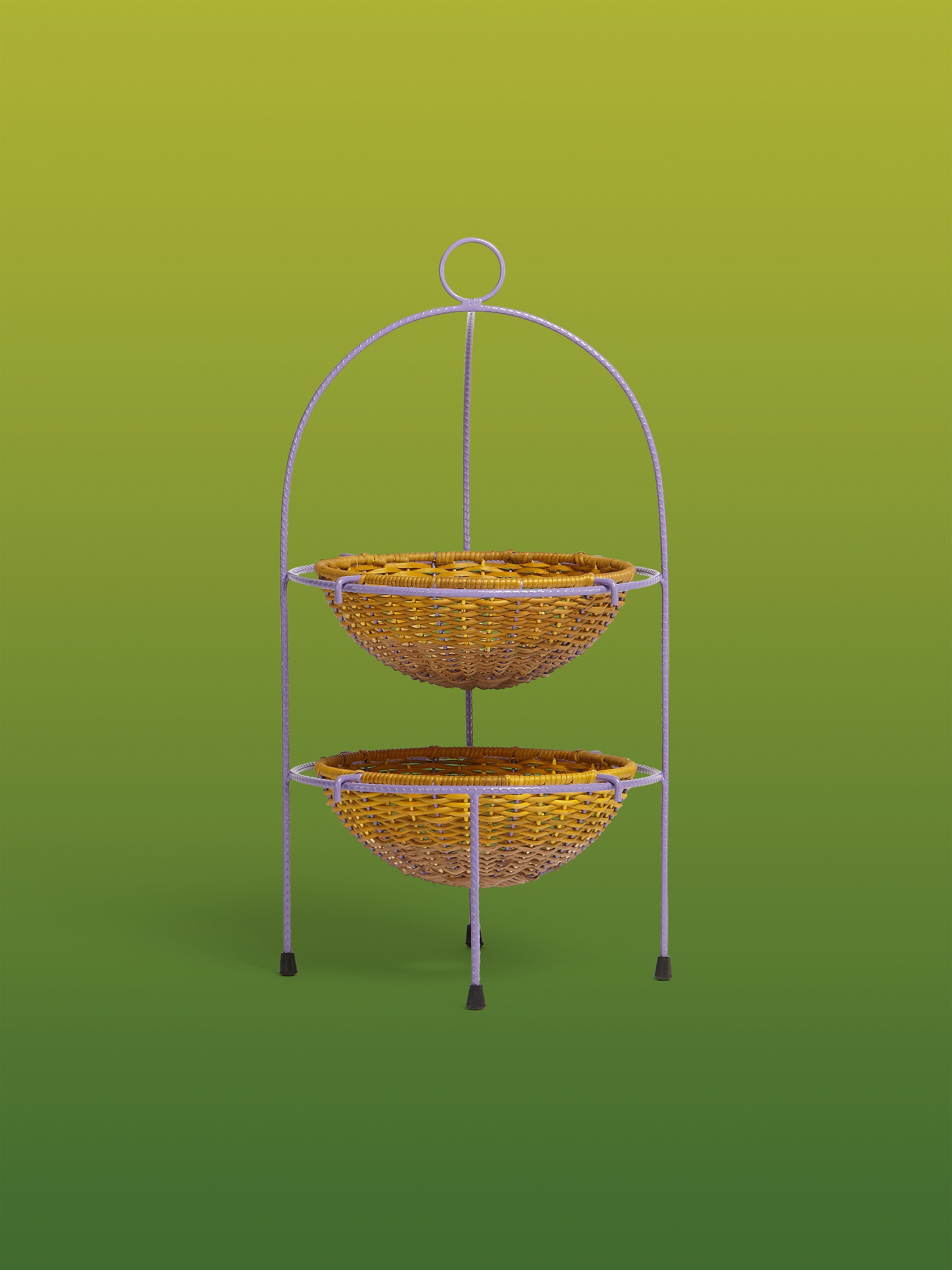 MARNI MARKET FRUITSTAND IN IRON AND YELLOW FIBRE - 1