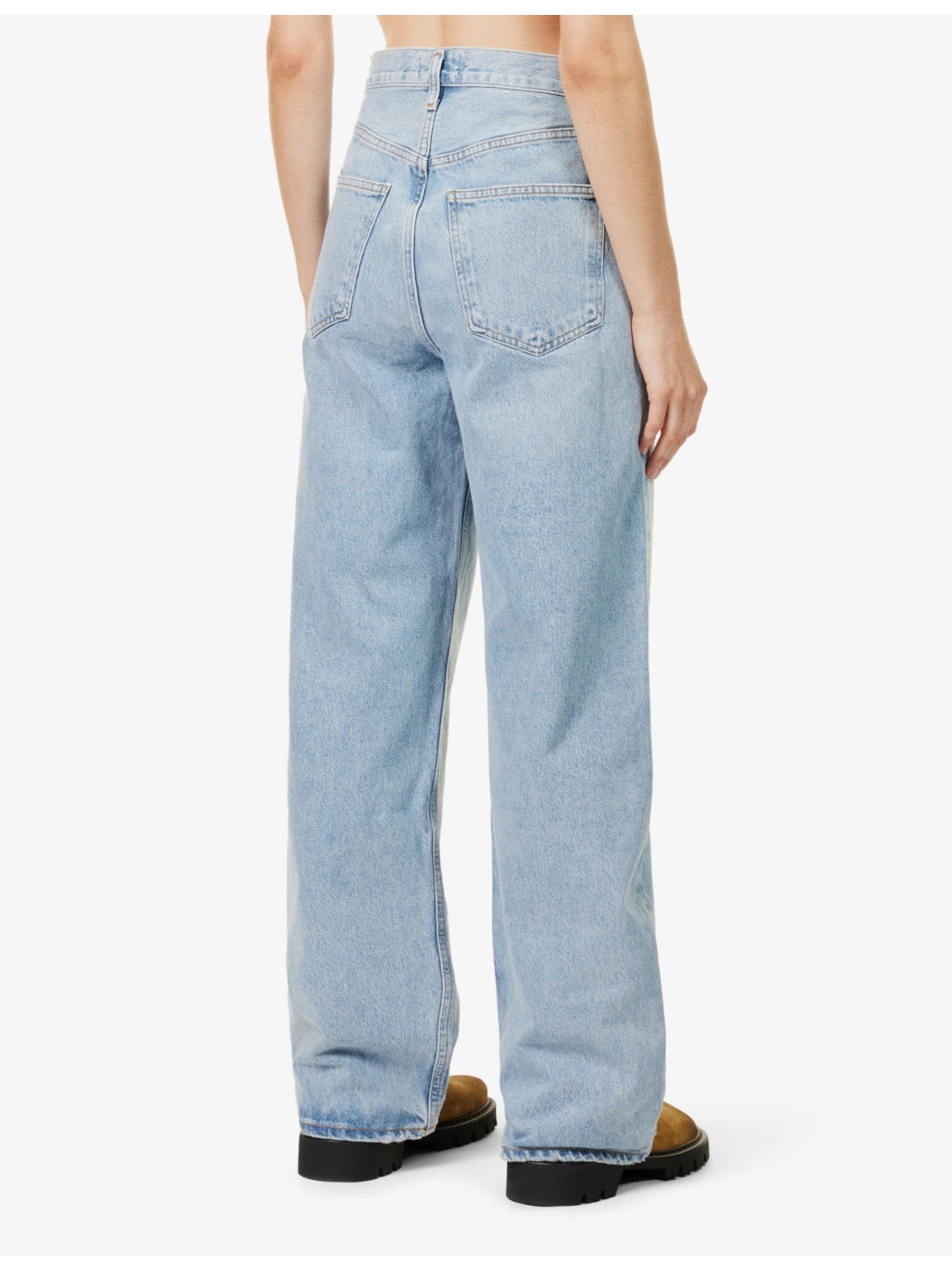 Low Curve mid-rise straight-leg denim jeans - 4