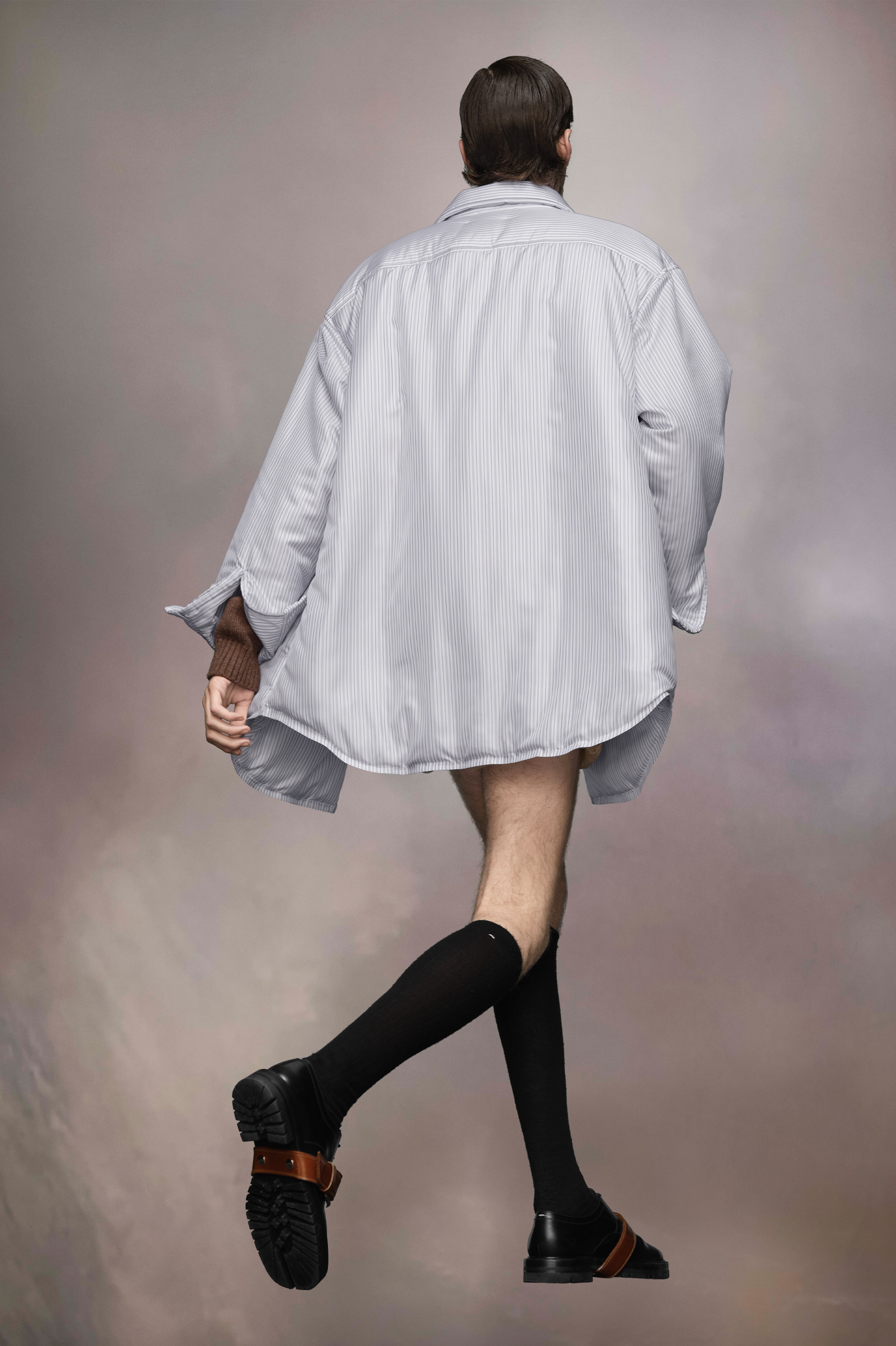 Padded Stripe Shirt - 5
