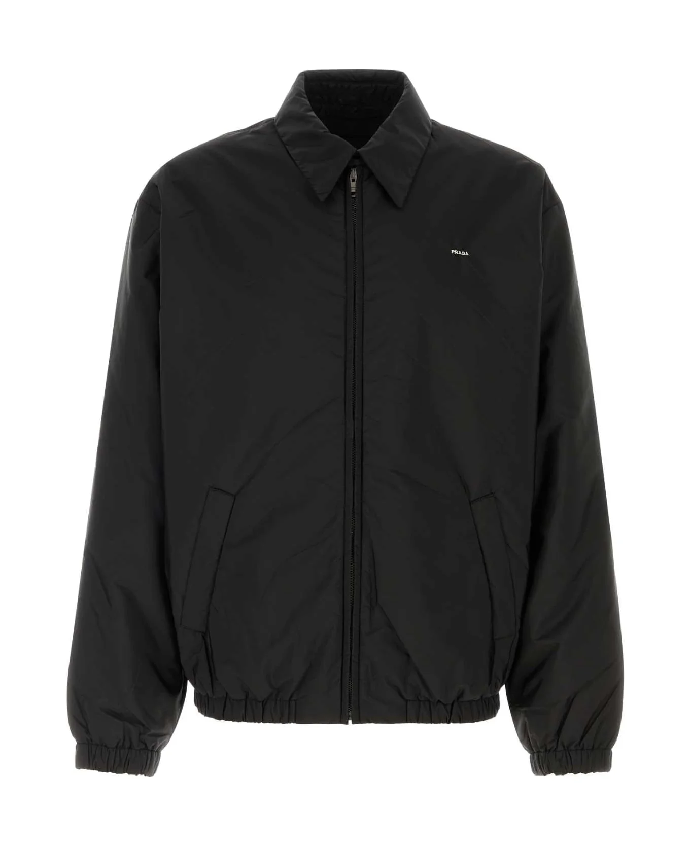 Black Re-nylon Padded Jacket - 1