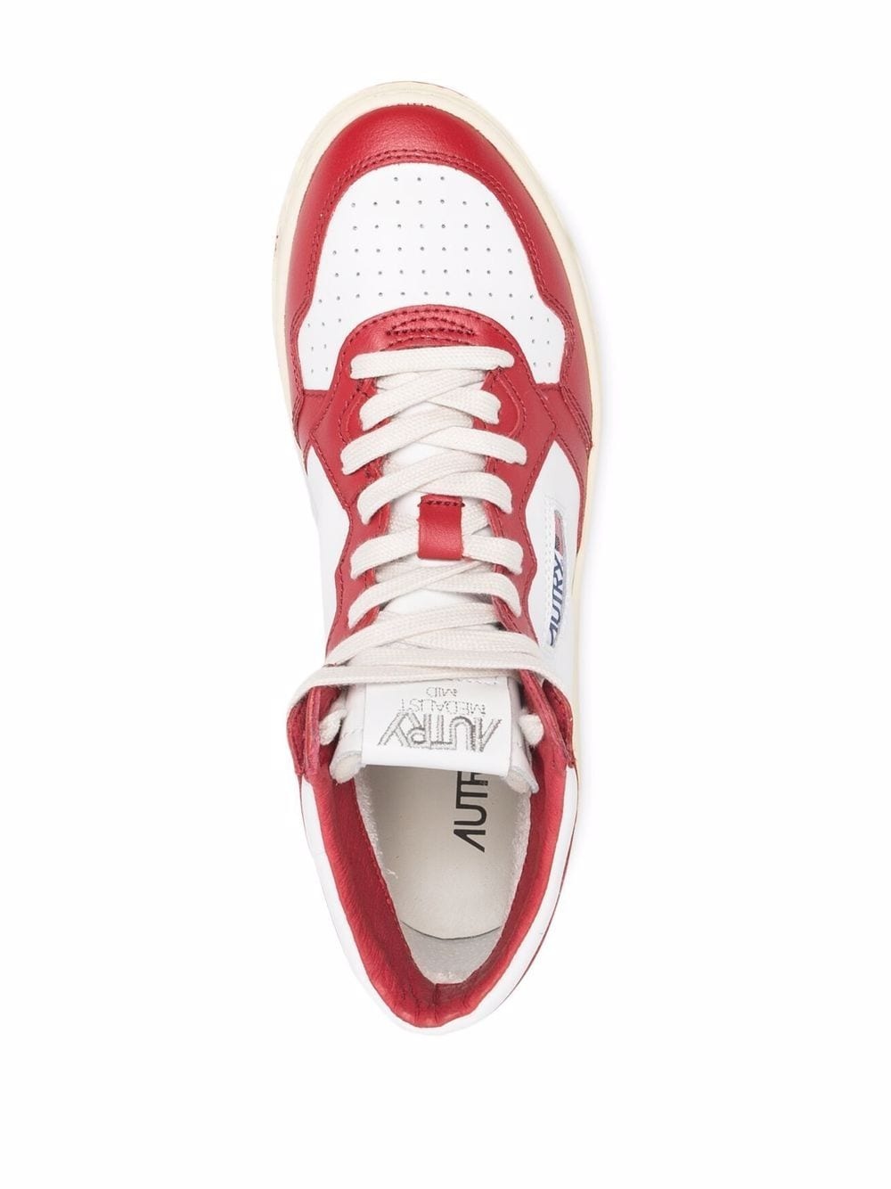 panelled high-top sneakers - 4