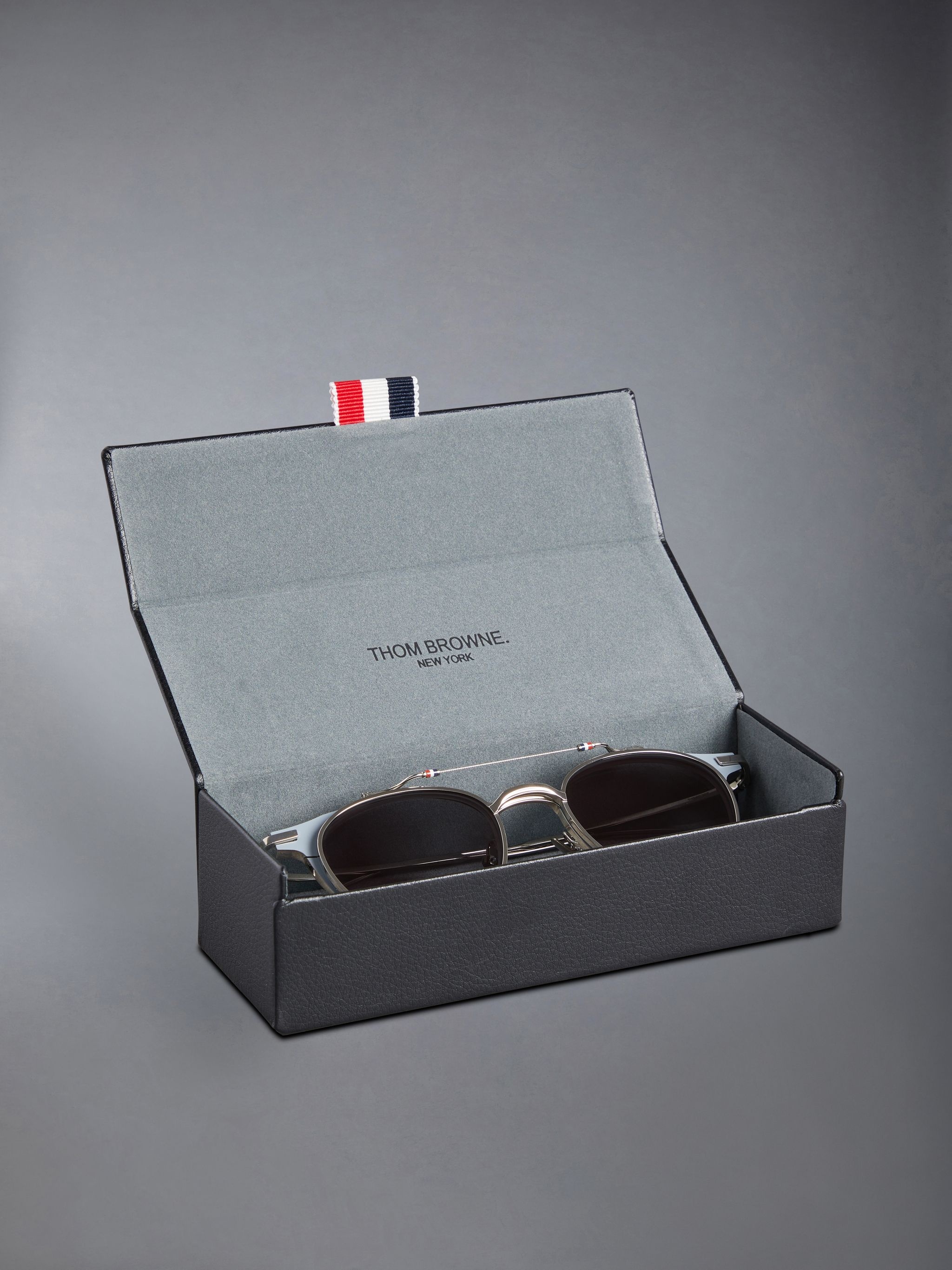 Titanium Round Clip On Sunglasses - 8