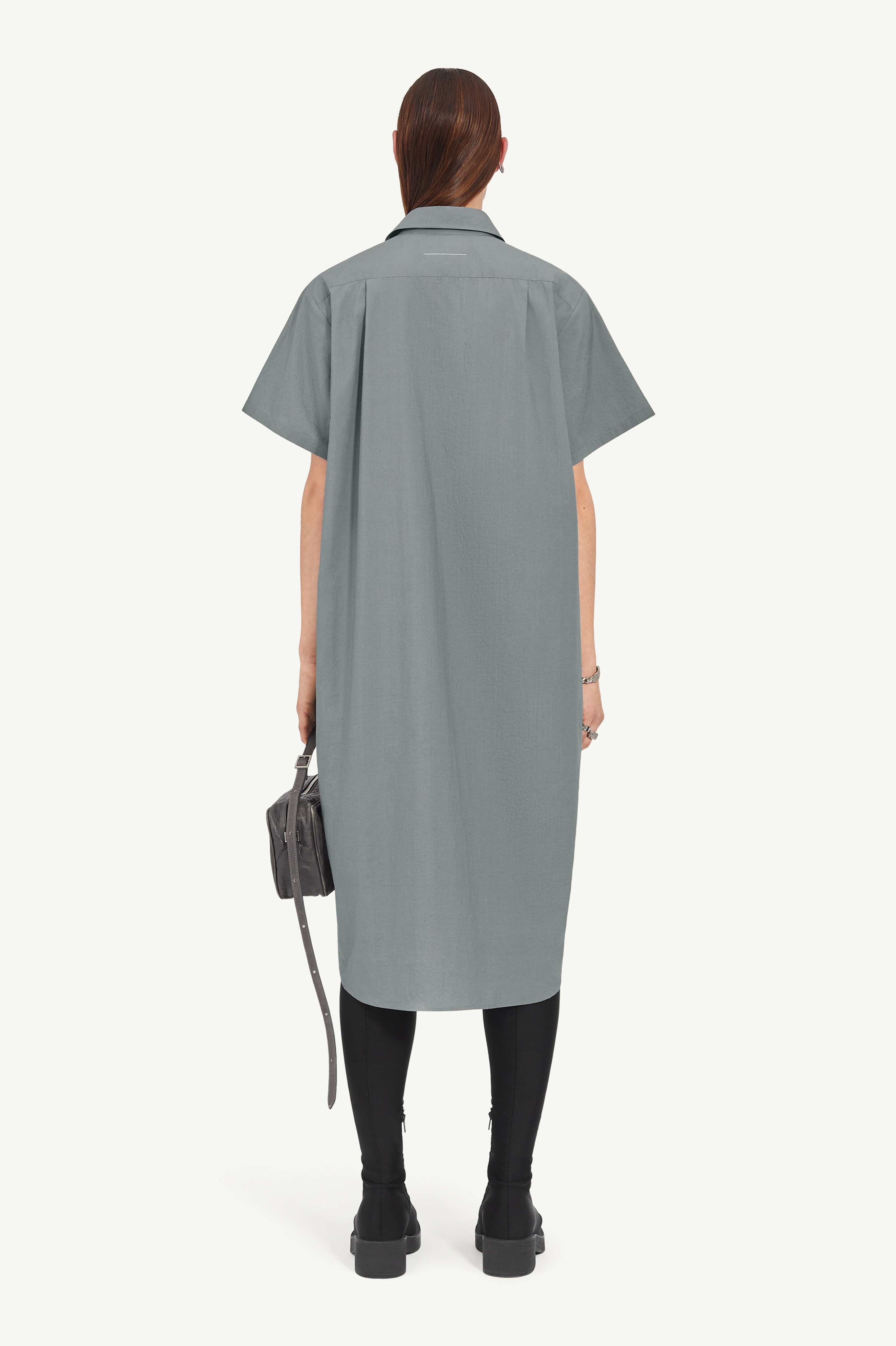 Cotton Midi Dress - 4