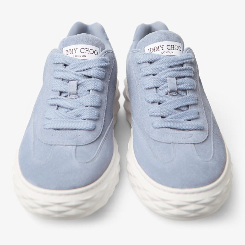 Diamond Maxi Retro M Blue Haze Velvet Suede Trainers 3