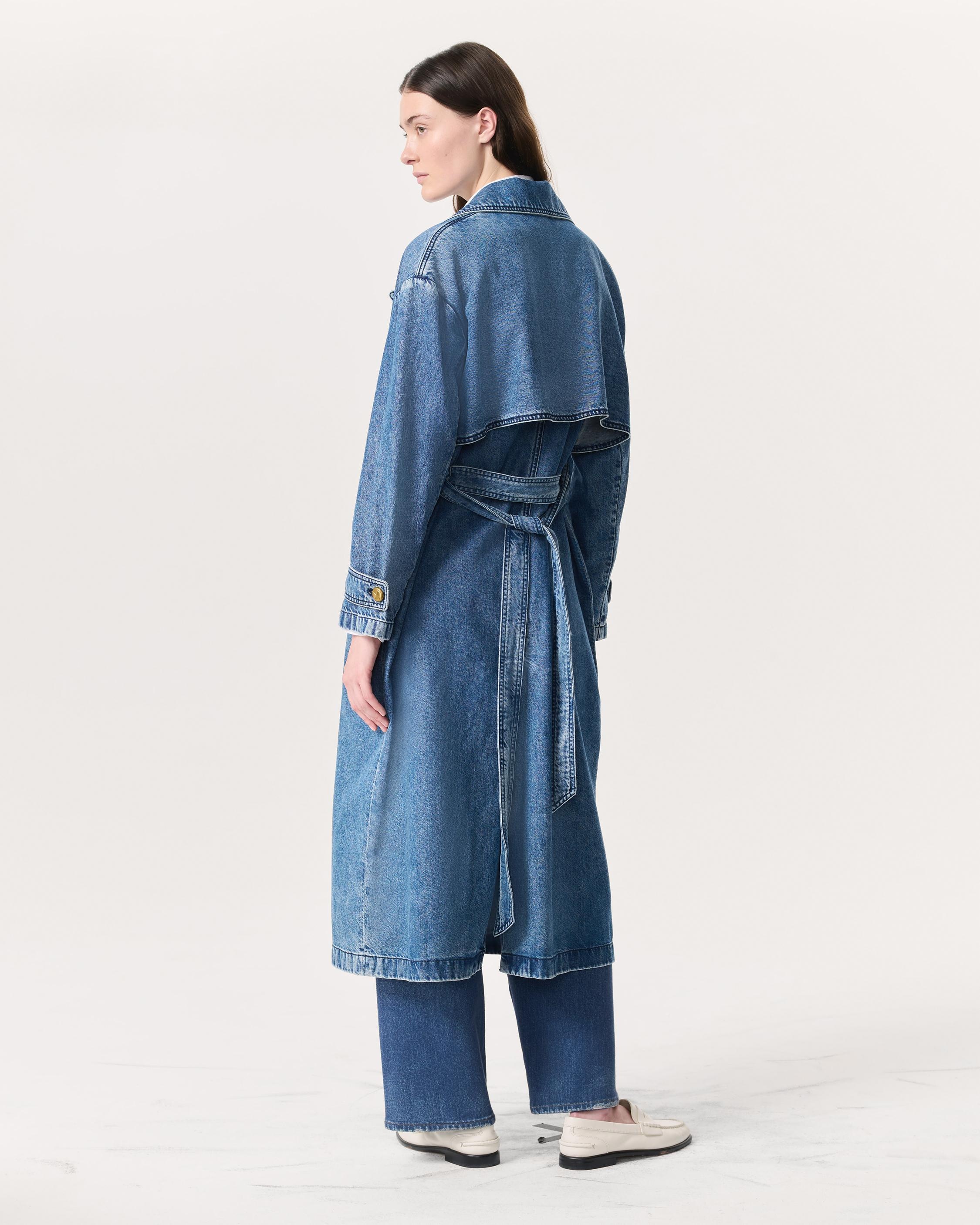 Featherweight Alora Denim Trench Coat
Featherweight Denim - 5
